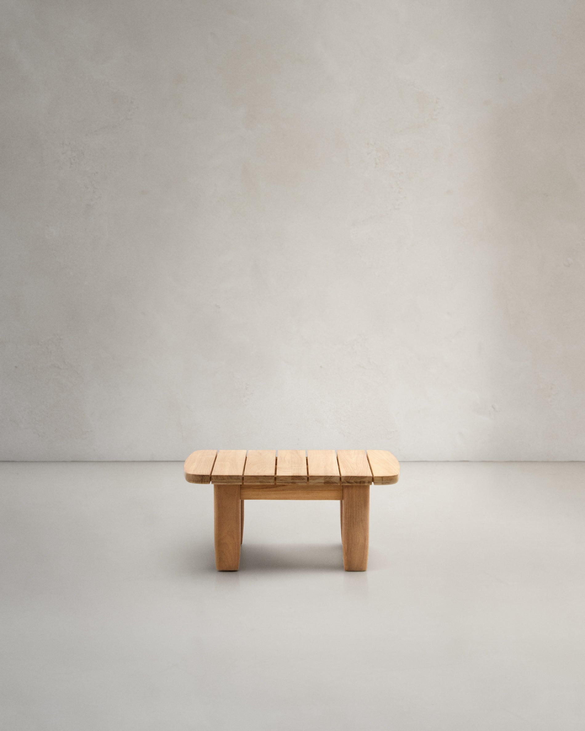 Tirant side table made from solid teak wood 70 x 70 cm FSC 100% - Product View