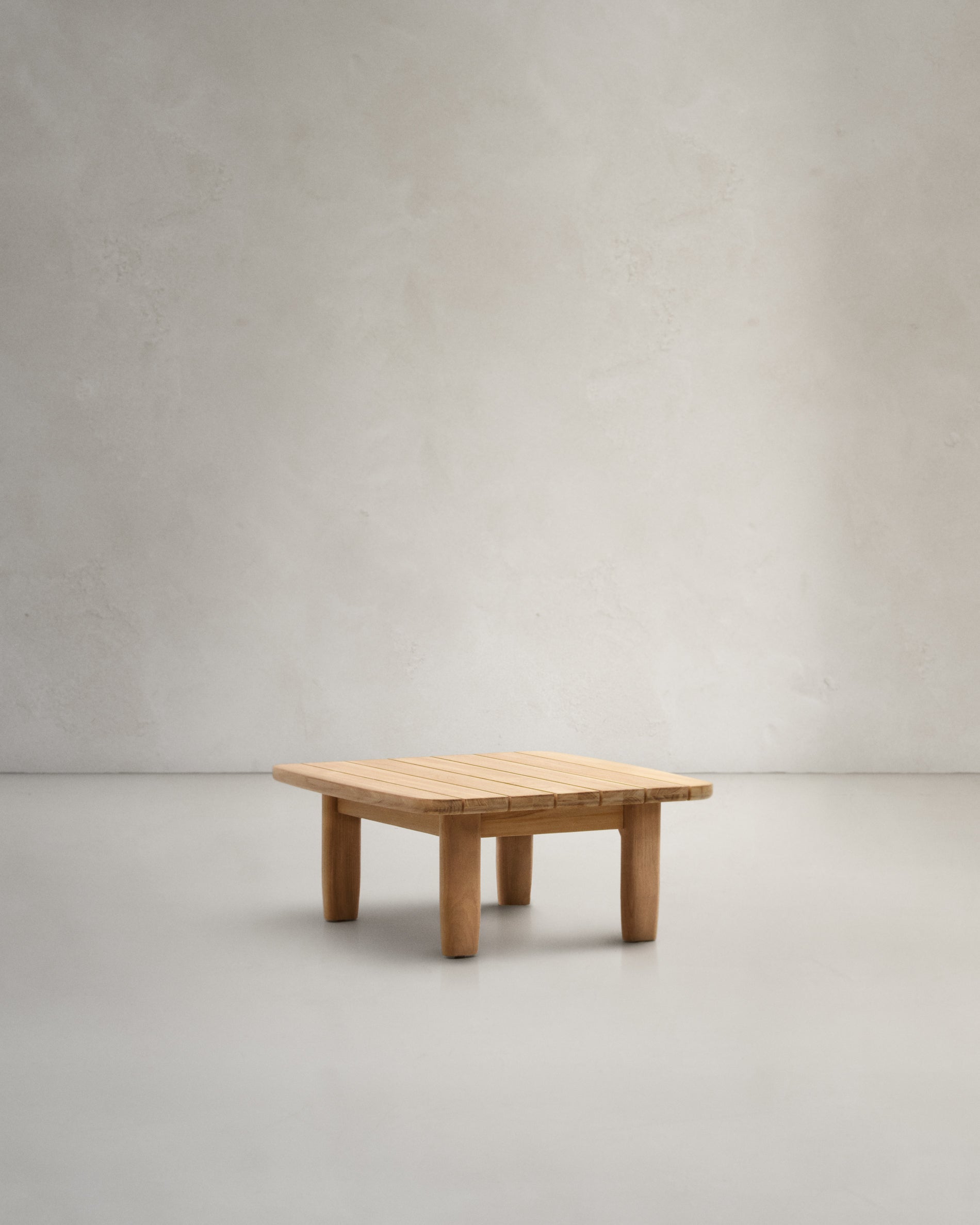 Tirant side table made from solid teak wood 70 x 70 cm FSC 100% - Product View
