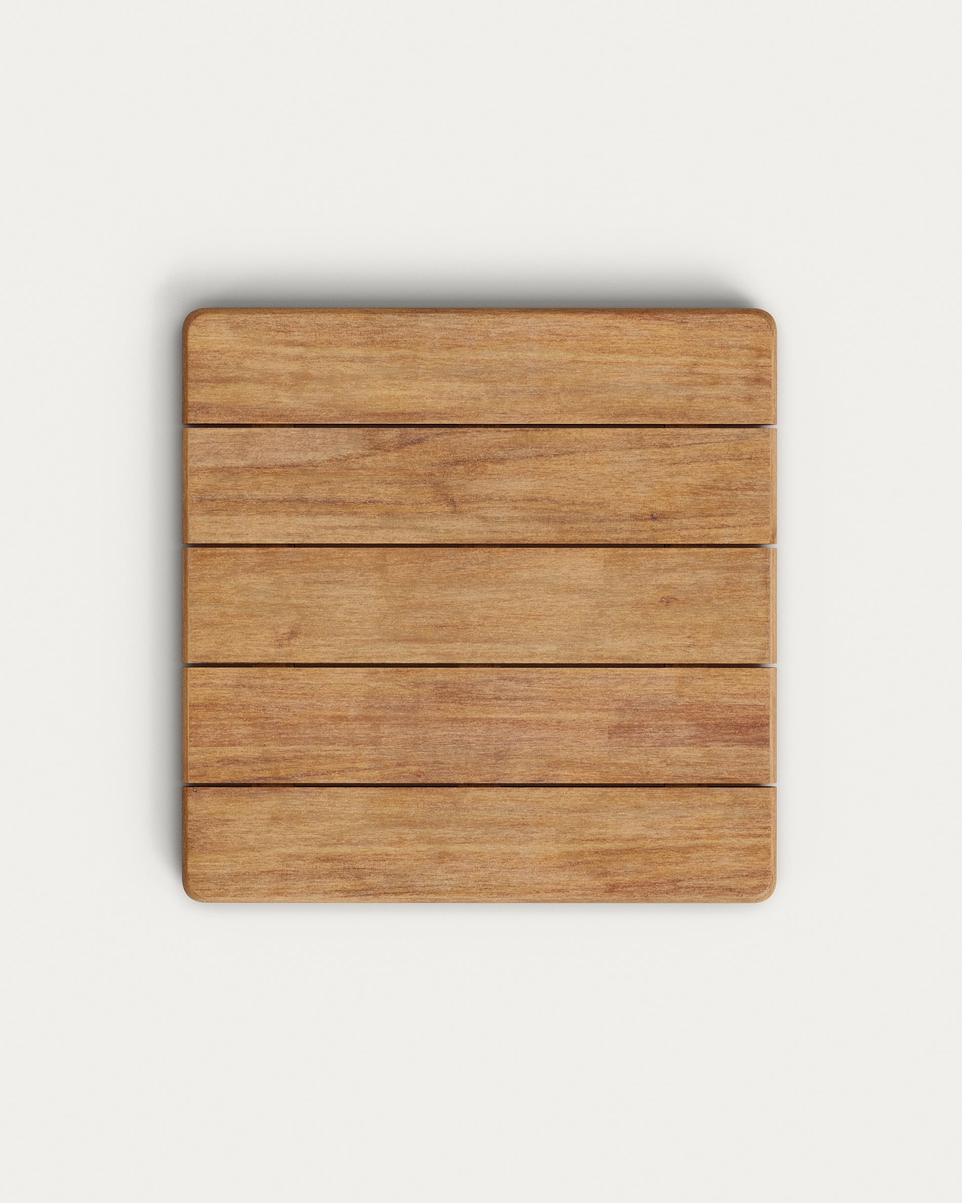 Saura square tabletop made of acacia wood with a natural finish, 70 x 70 cm 100% FSC