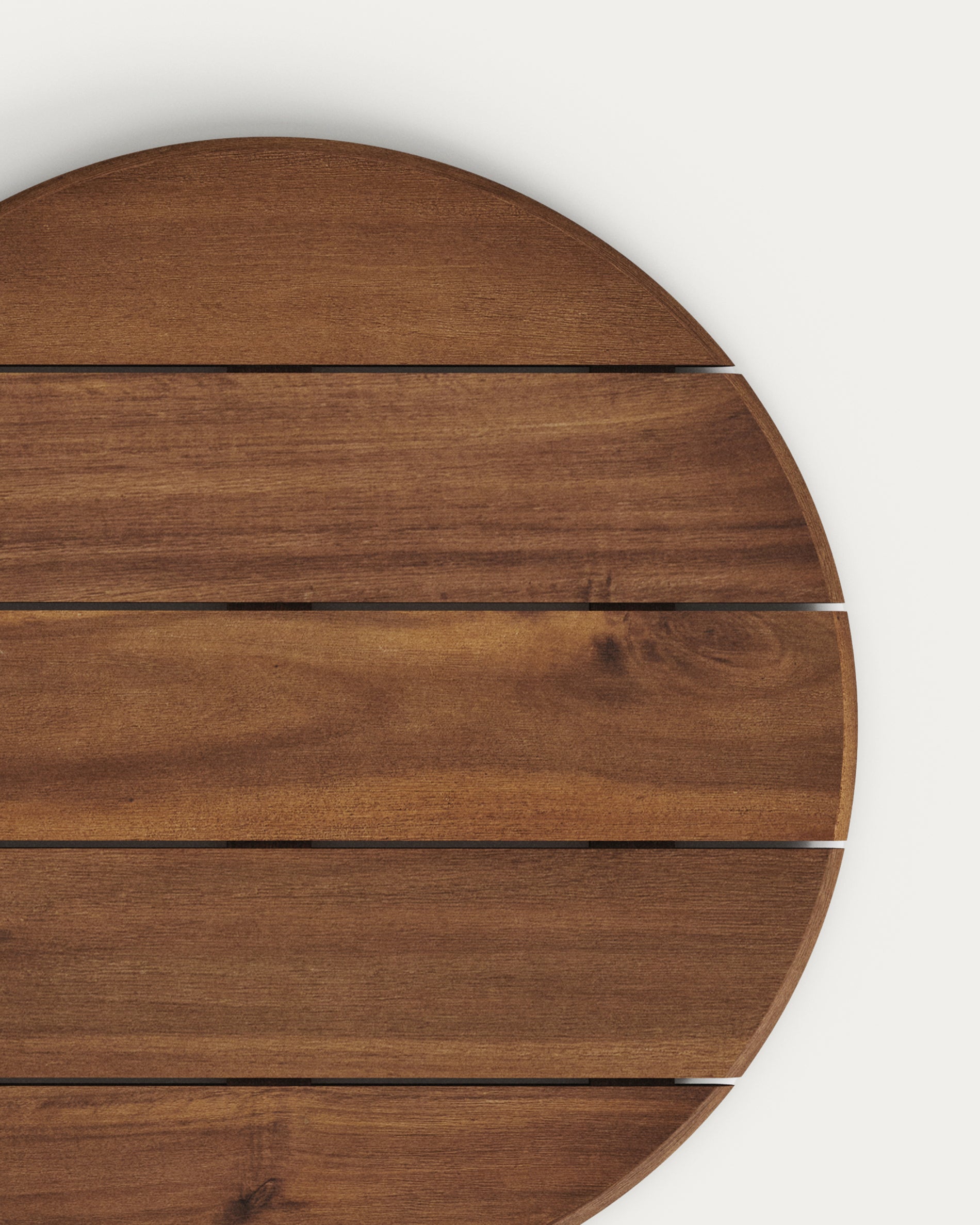 Saura round table top made of acacia wood with a walnut finish, Ø70 cm 100% FSC