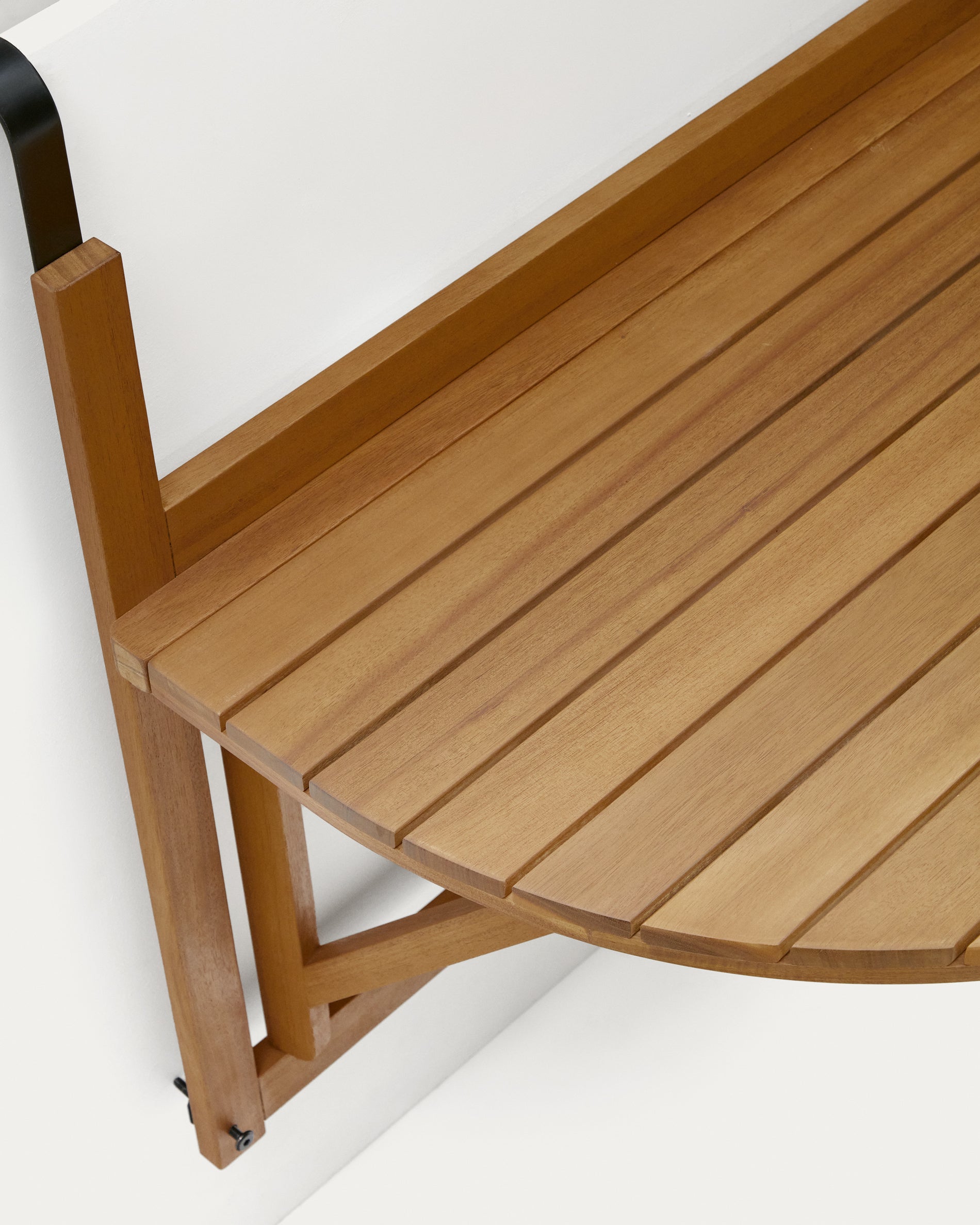 Amarilis folding balcony table made from solid acacia wood, 50 x 70 cm FSC 100% - Detail