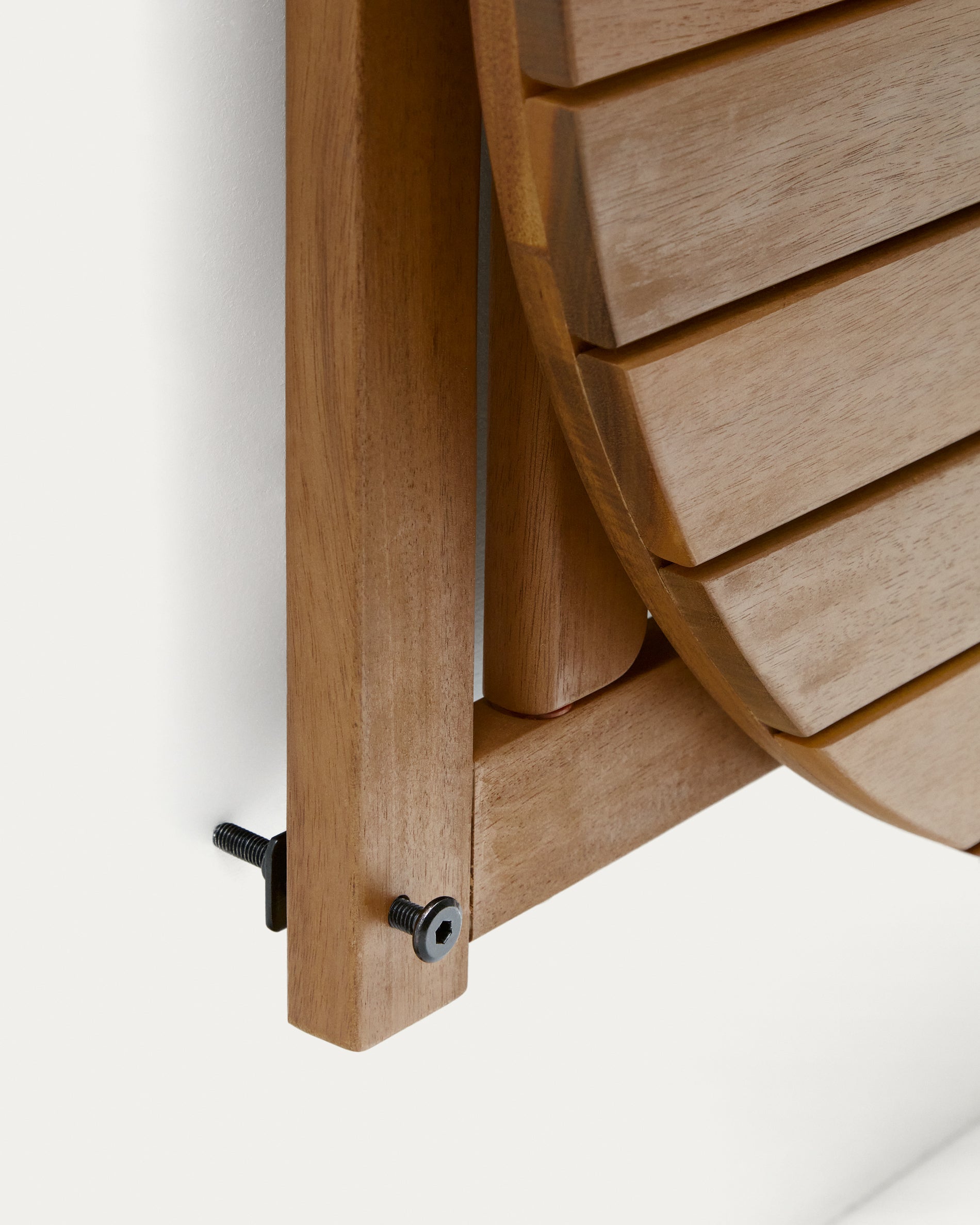 Amarilis folding balcony table made from solid acacia wood, 50 x 70 cm FSC 100% - Detail