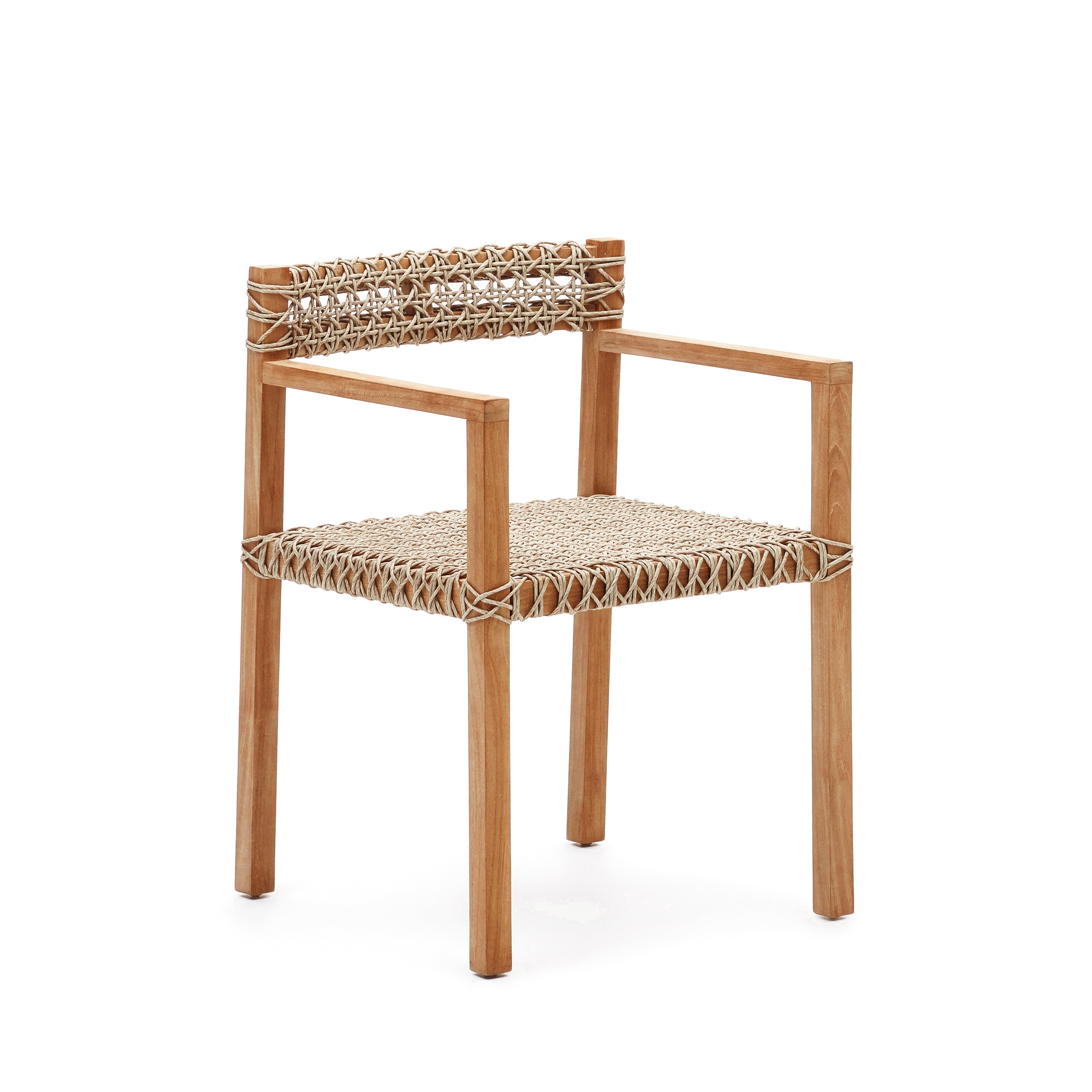 Giverola solid teak chair - Product Image