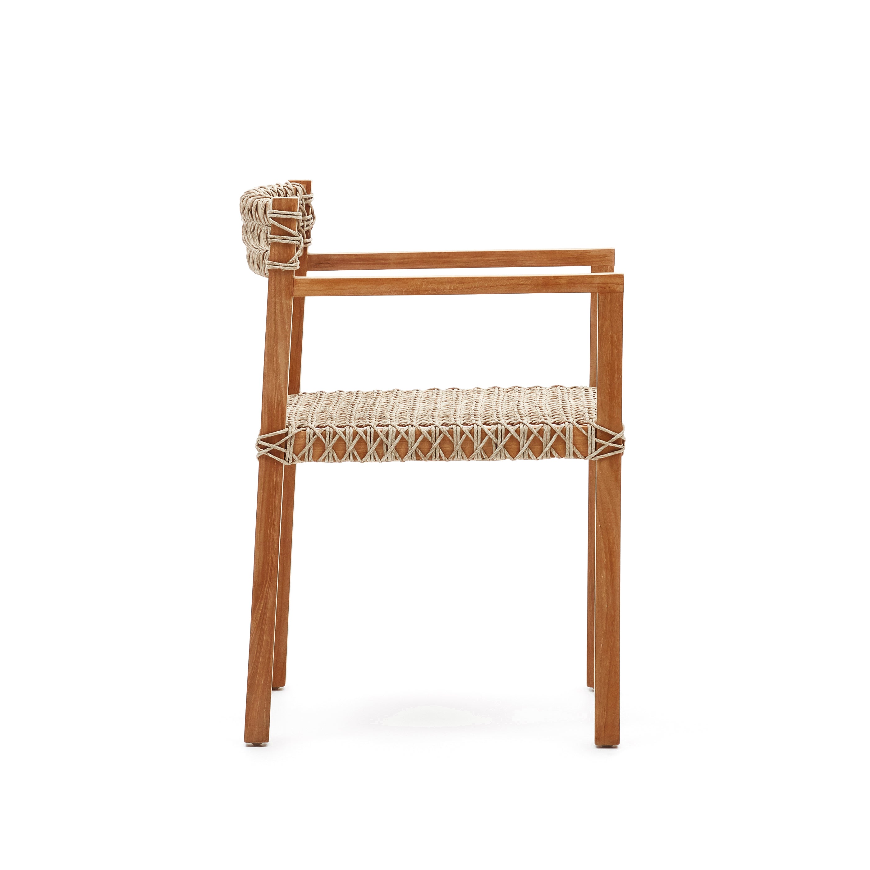 Giverola solid teak chair - Product Image