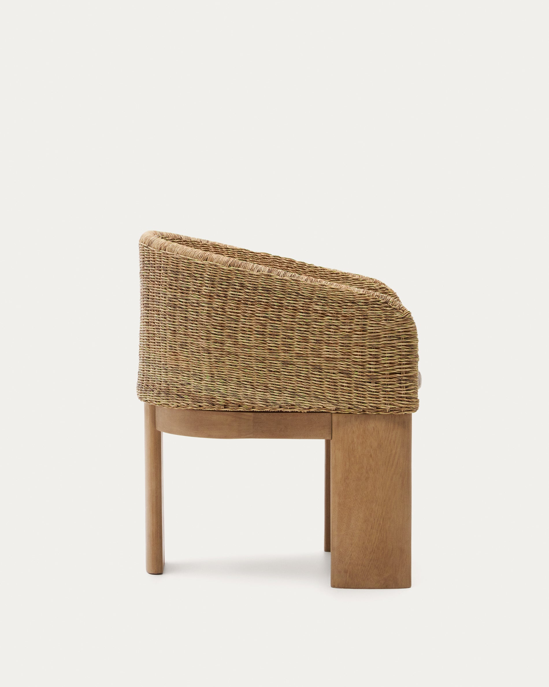 Xoriguer chair in synthetic rattan and solid eucalyptus wood FSC 100% - Product View