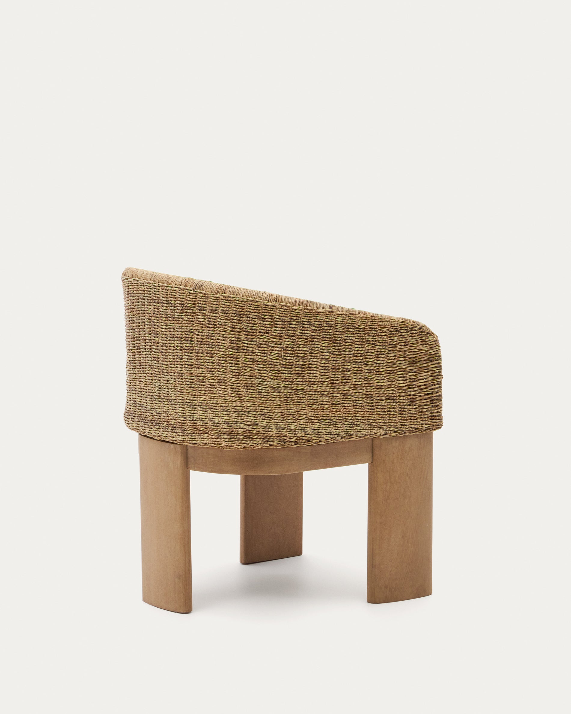 Xoriguer chair in synthetic rattan and solid eucalyptus wood FSC 100% - Product View