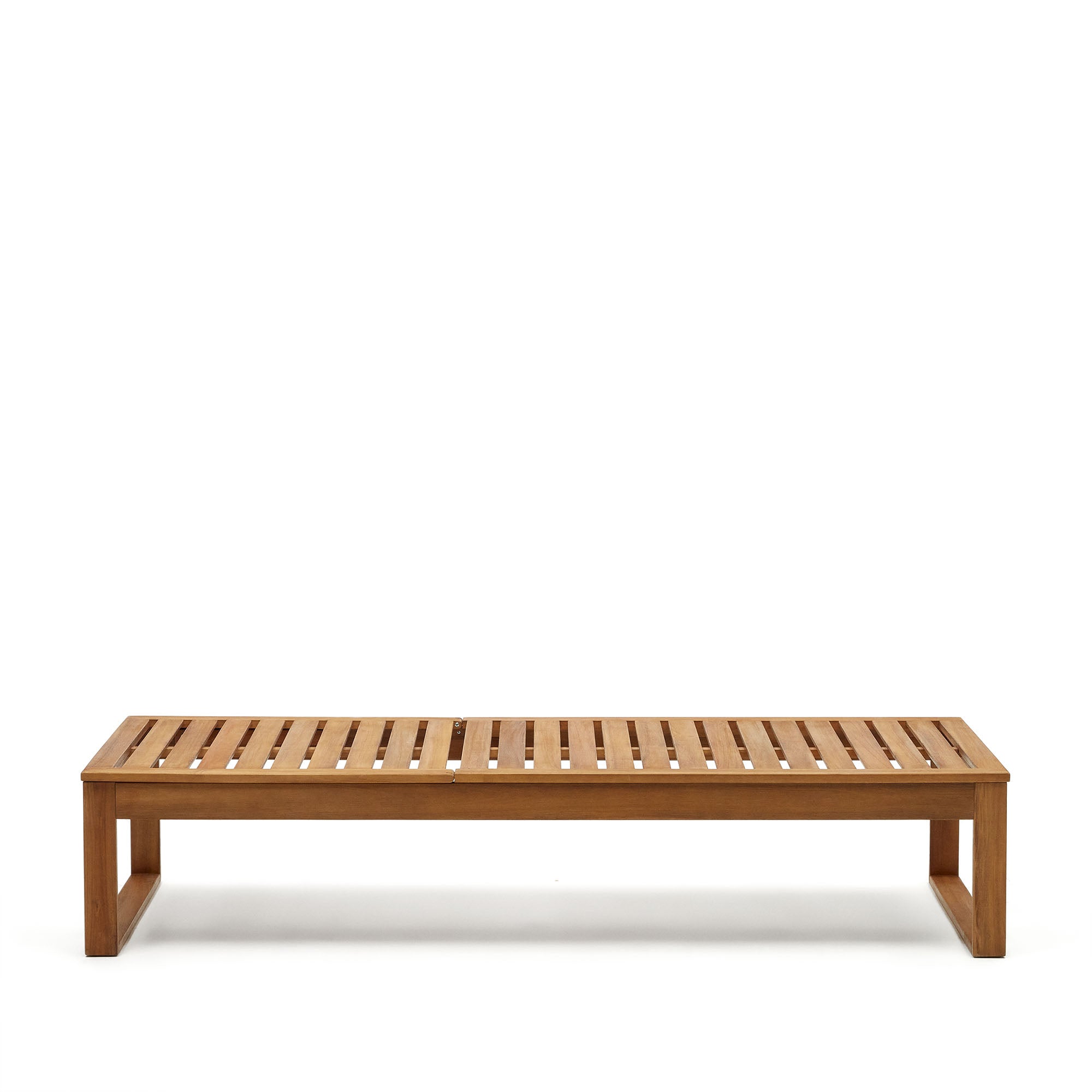 Sulamita outdoor sun lounger made from solid acacia wood FSC 100% - Product Image