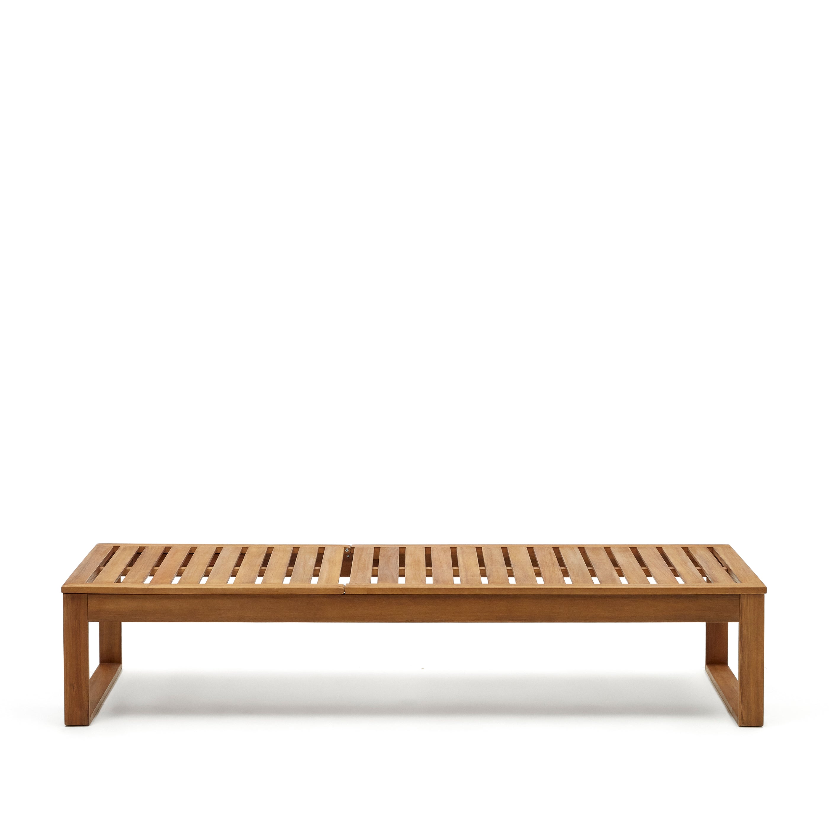 Sulamita outdoor sun lounger made from solid acacia wood FSC 100% - Product Image