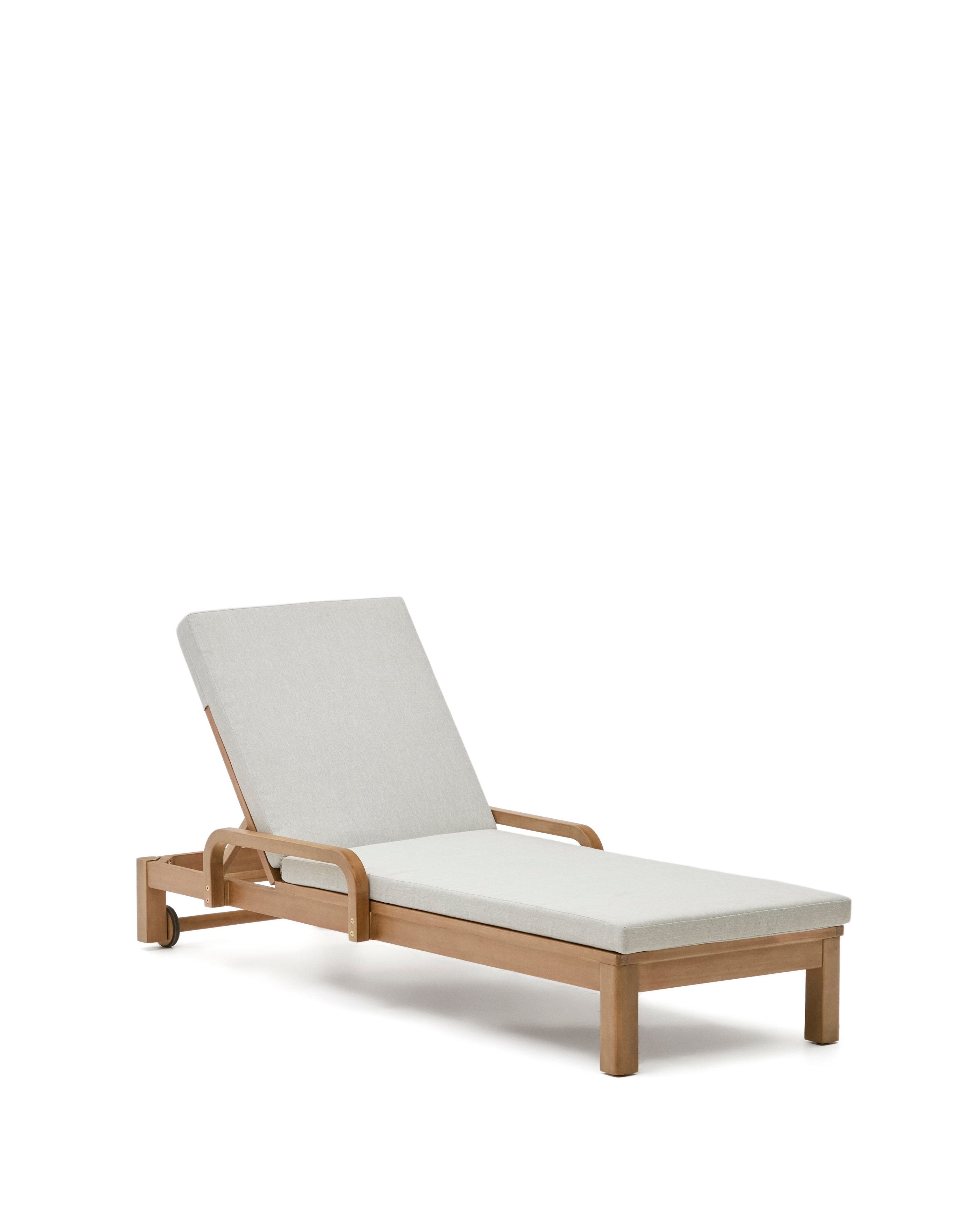 Sonsaura sun lounger made from solid eucalyptus wood FSC 100% - Product Image