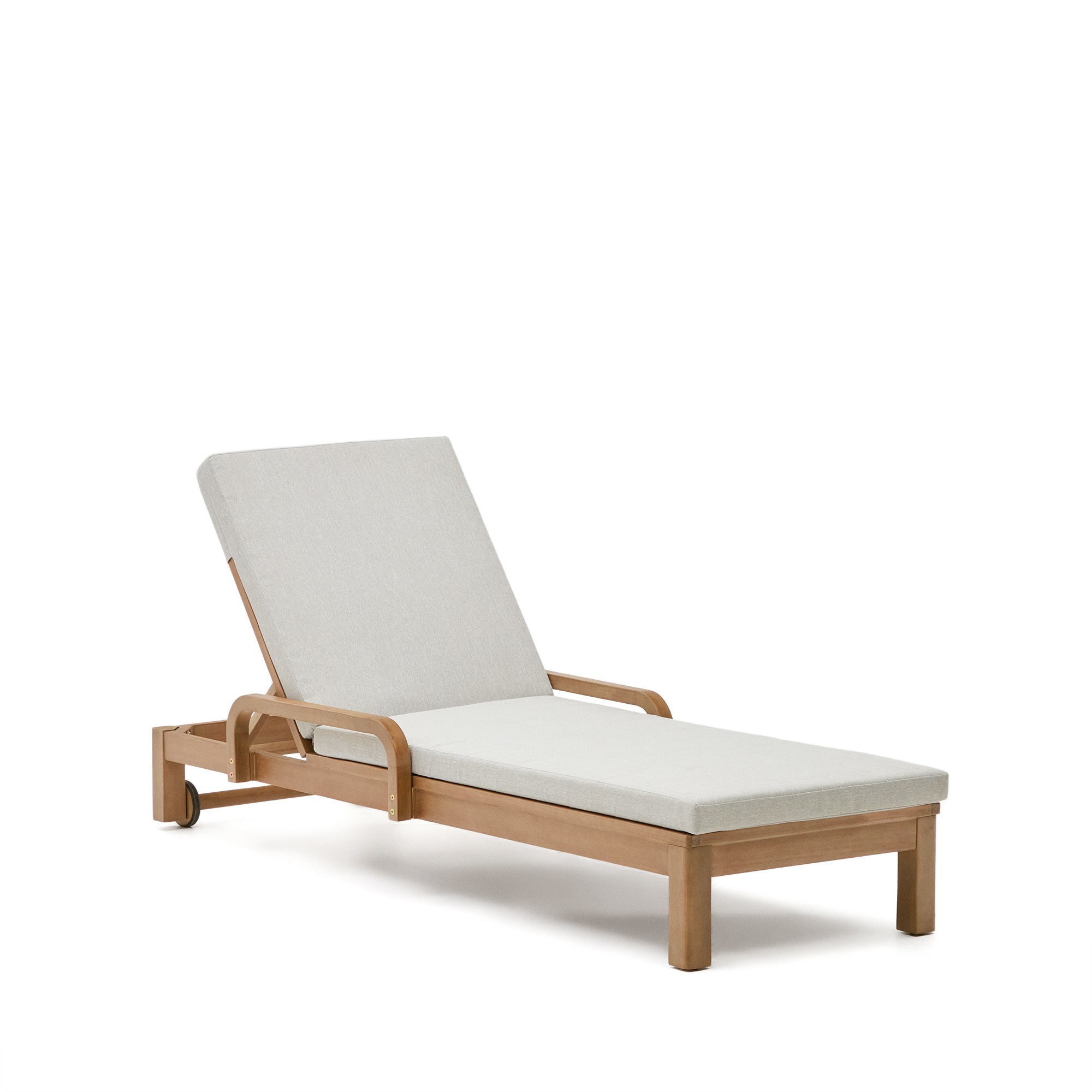 Sonsaura sun lounger made from solid eucalyptus wood FSC 100% - Product Image