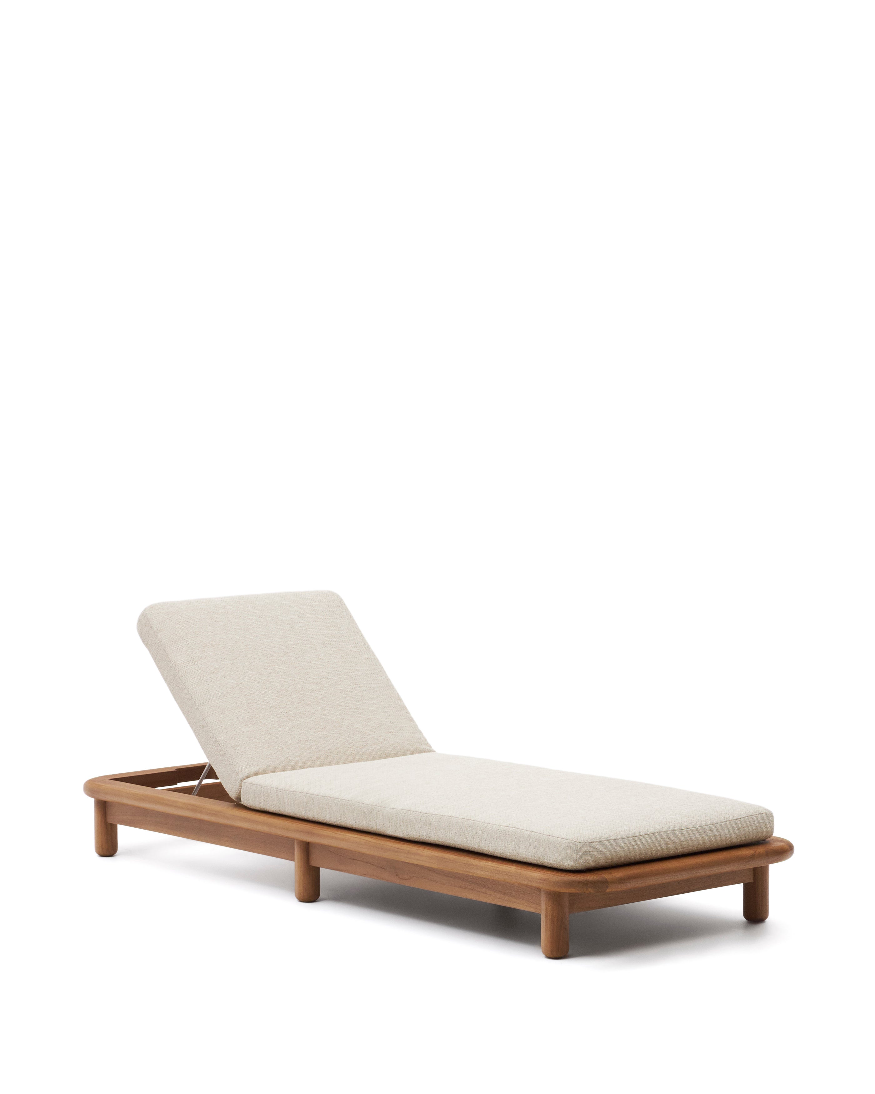 Turqueta sun lounger made from solid teak wood FSC 100% - Product Image