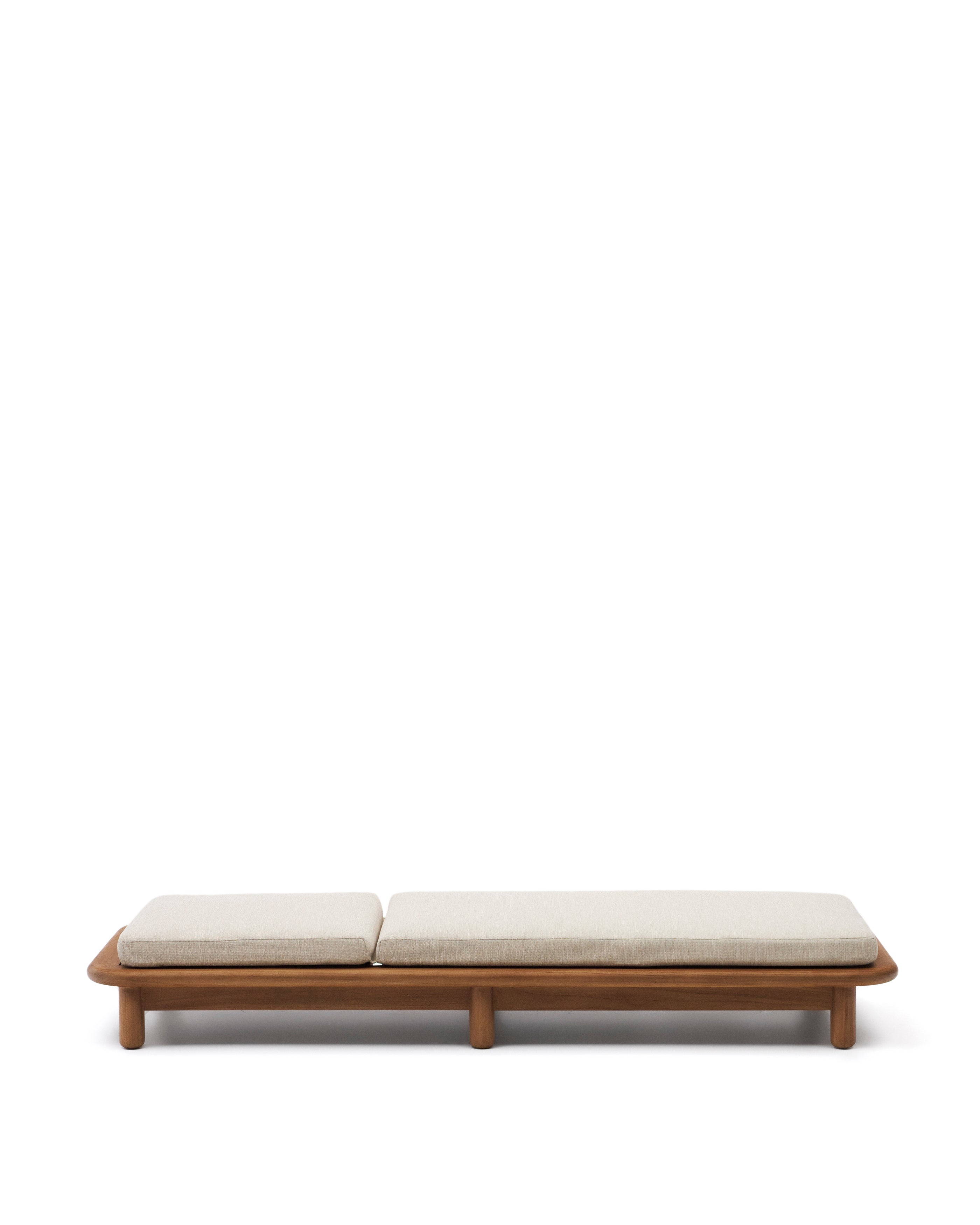 Turqueta sun lounger made from solid teak wood FSC 100% - Product Image