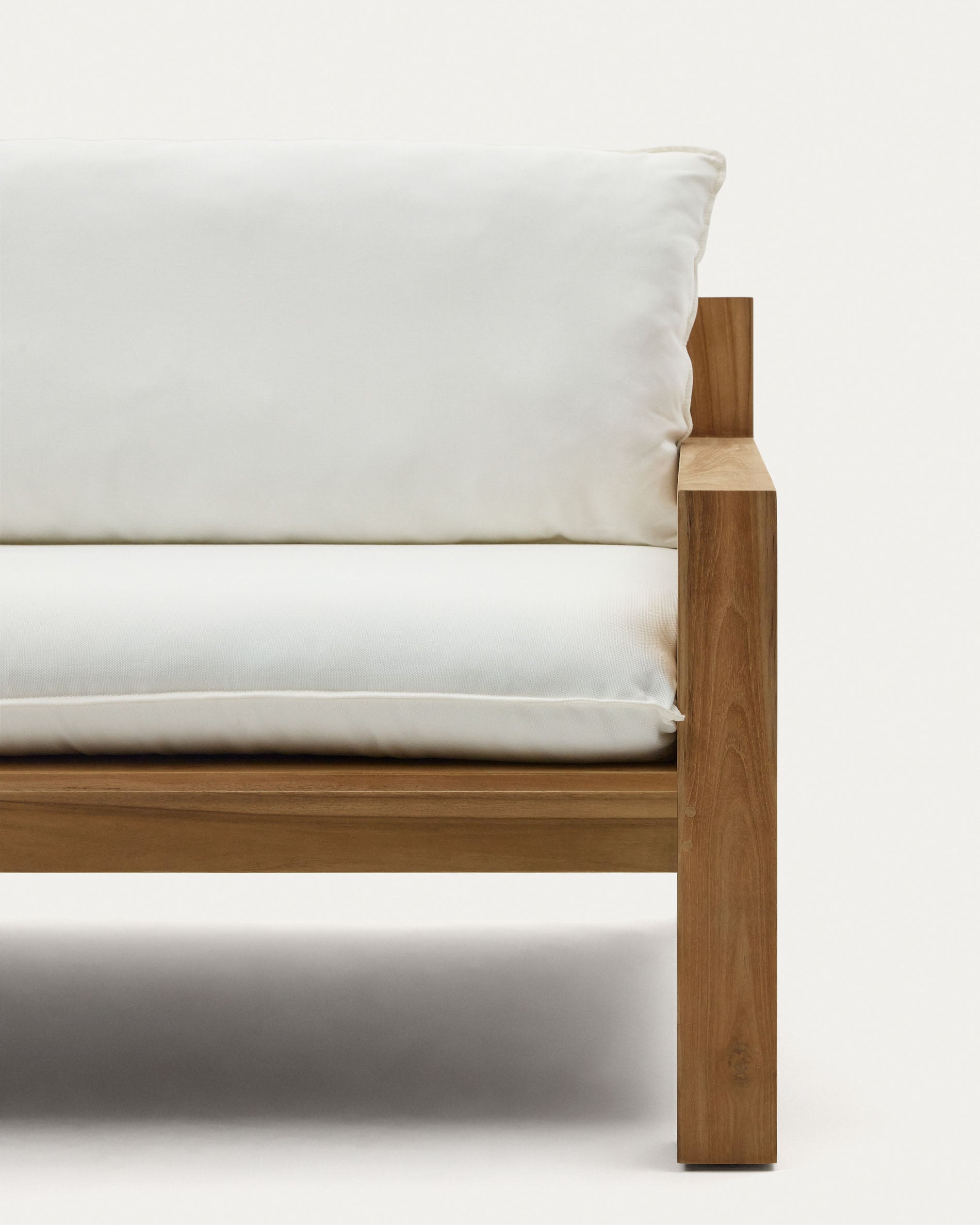 Forcanera 3 seater solid teak sofa, 211 cm - Detail