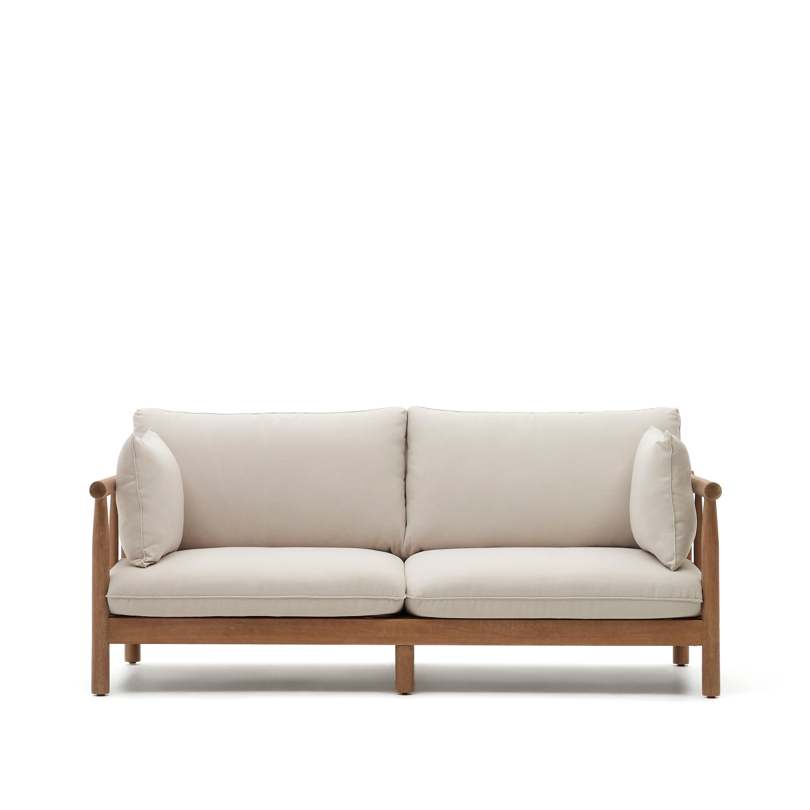 Sacova 2 seater sofa, made from solid eucalyptus wood 195 cm - Product Image