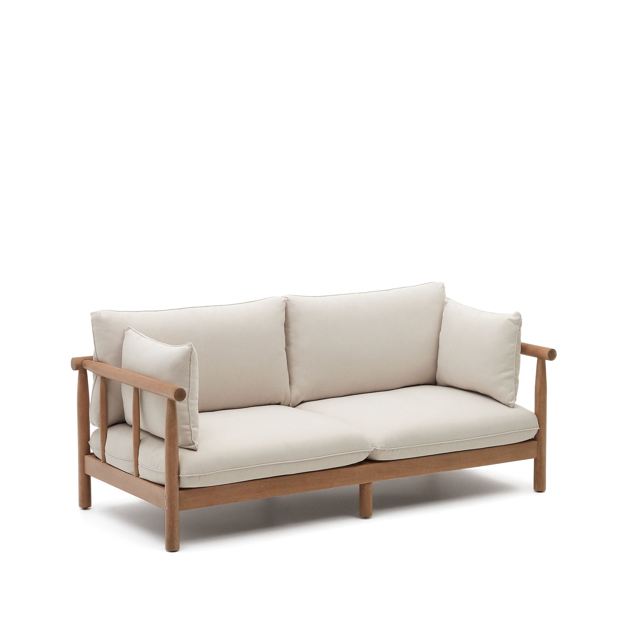 Sacova 2 seater sofa, made from solid eucalyptus wood 195 cm - Product Image