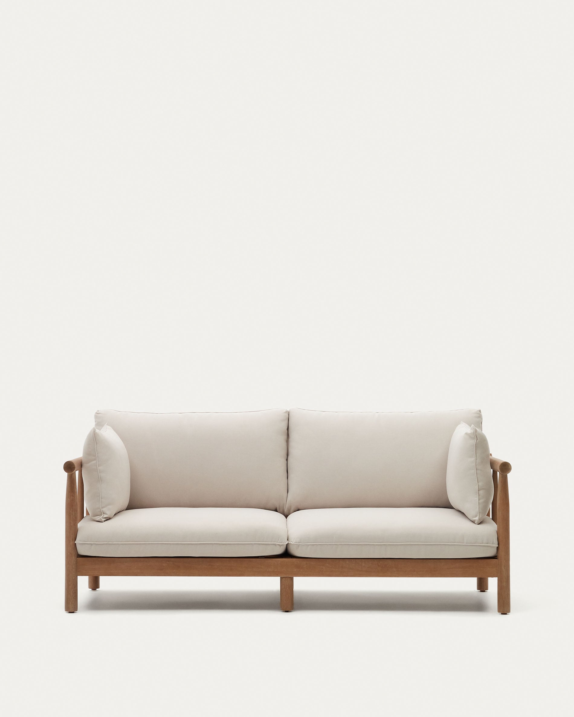 Sacova 2 seater sofa, made from solid eucalyptus wood 195 cm - Product View