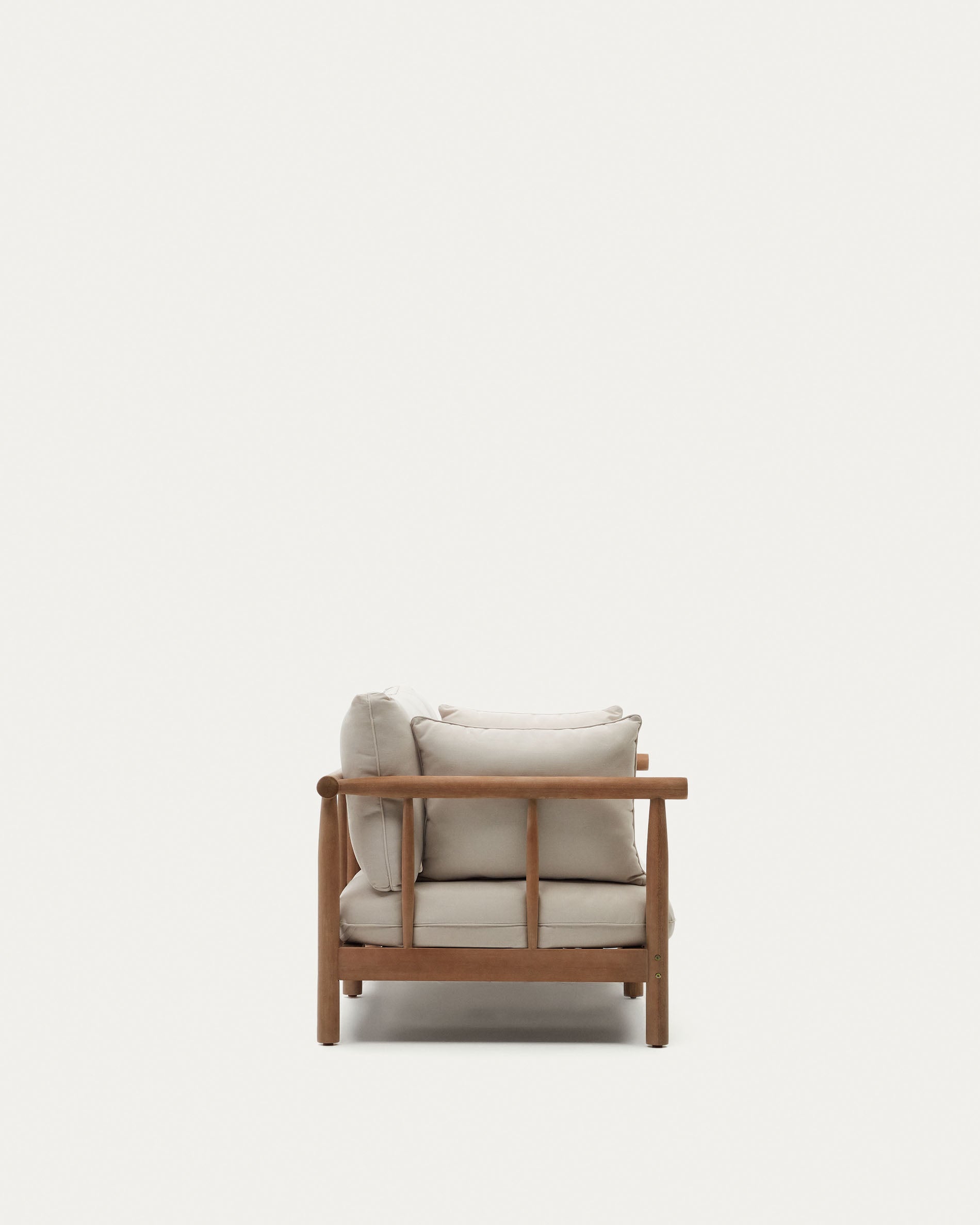 Sacova 2 seater sofa, made from solid eucalyptus wood 195 cm - Product View