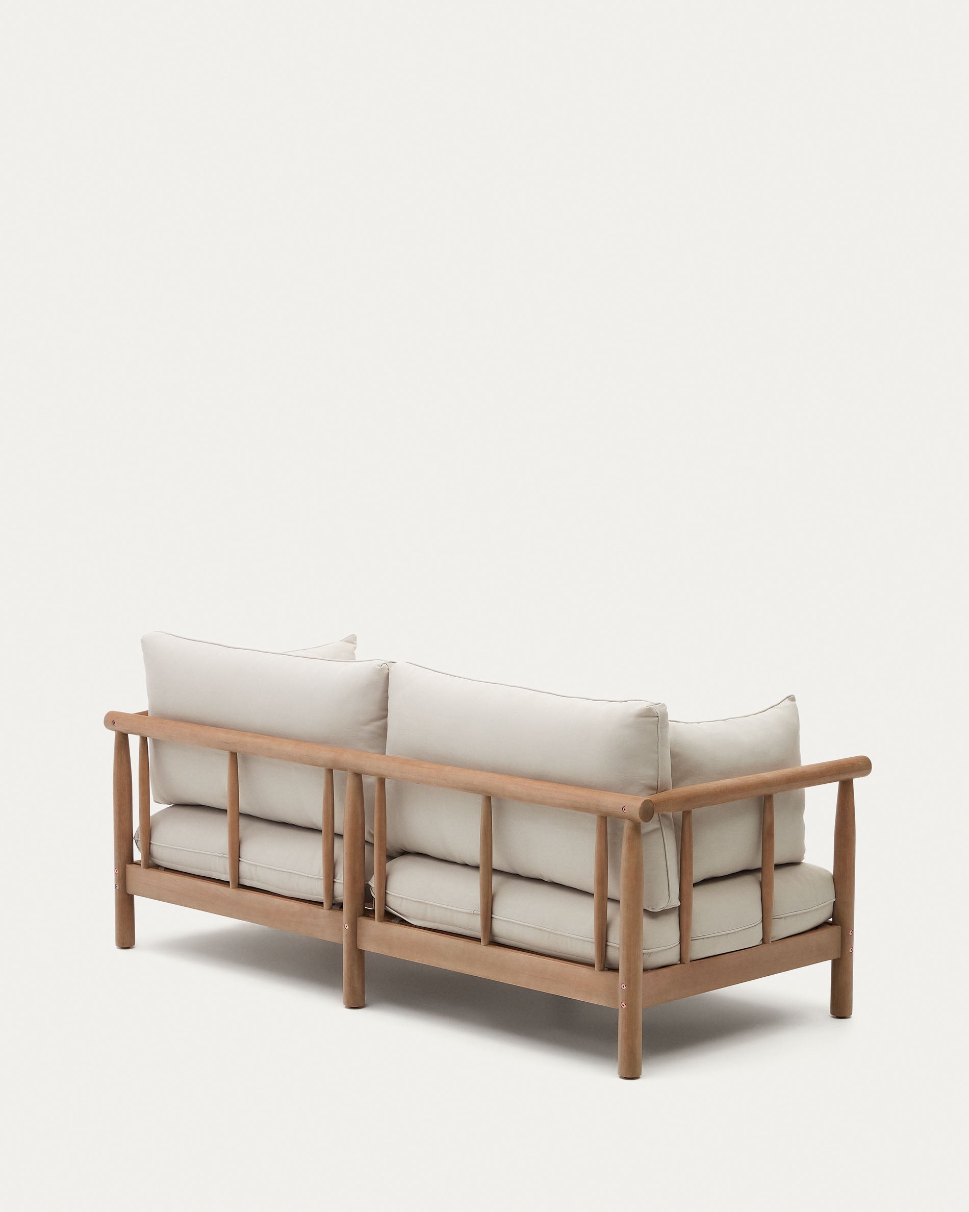 Sacova 2 seater sofa, made from solid eucalyptus wood 195 cm - Product View
