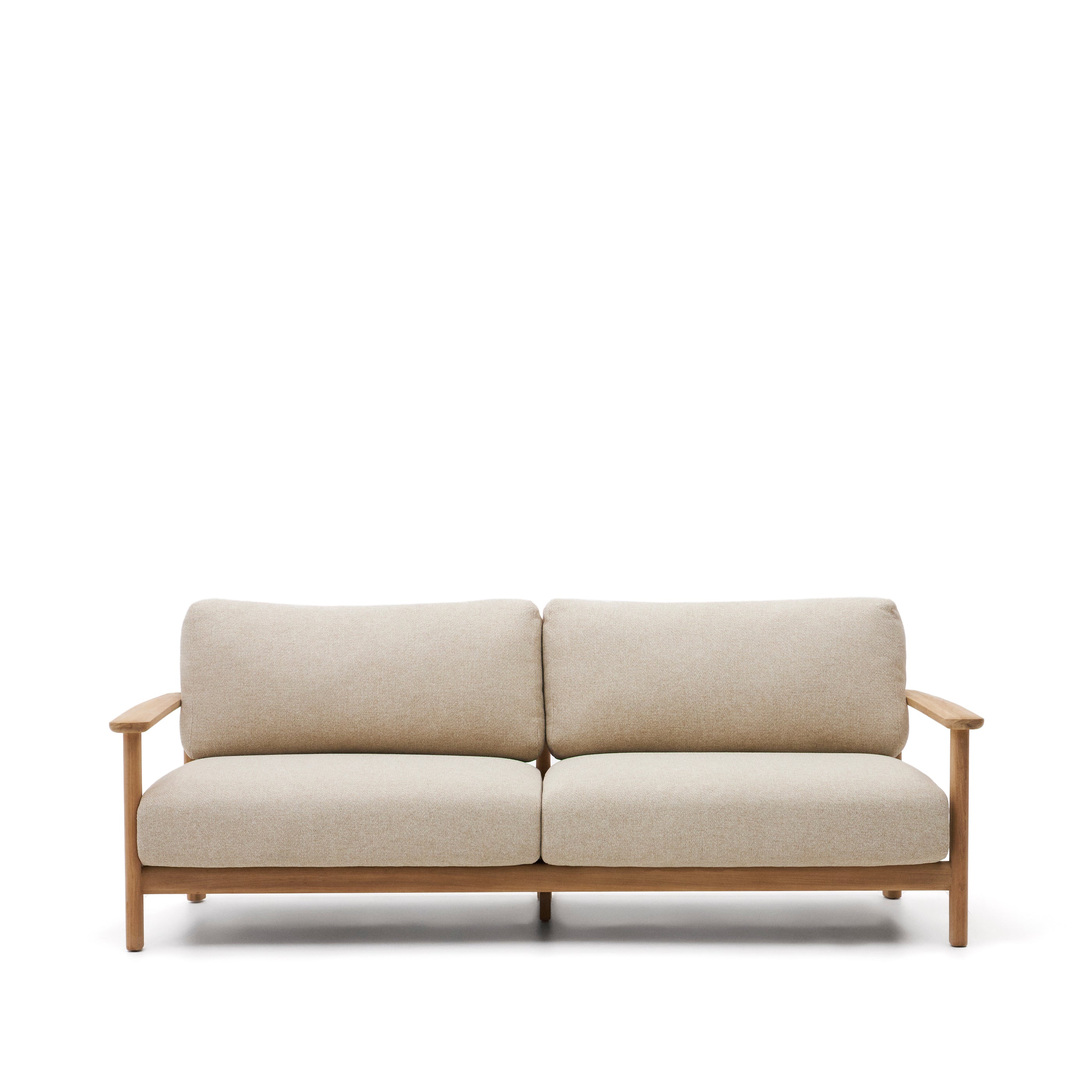 Tirant three-seater sofa, made of solid teak wood, 212 cm, 100% FSC