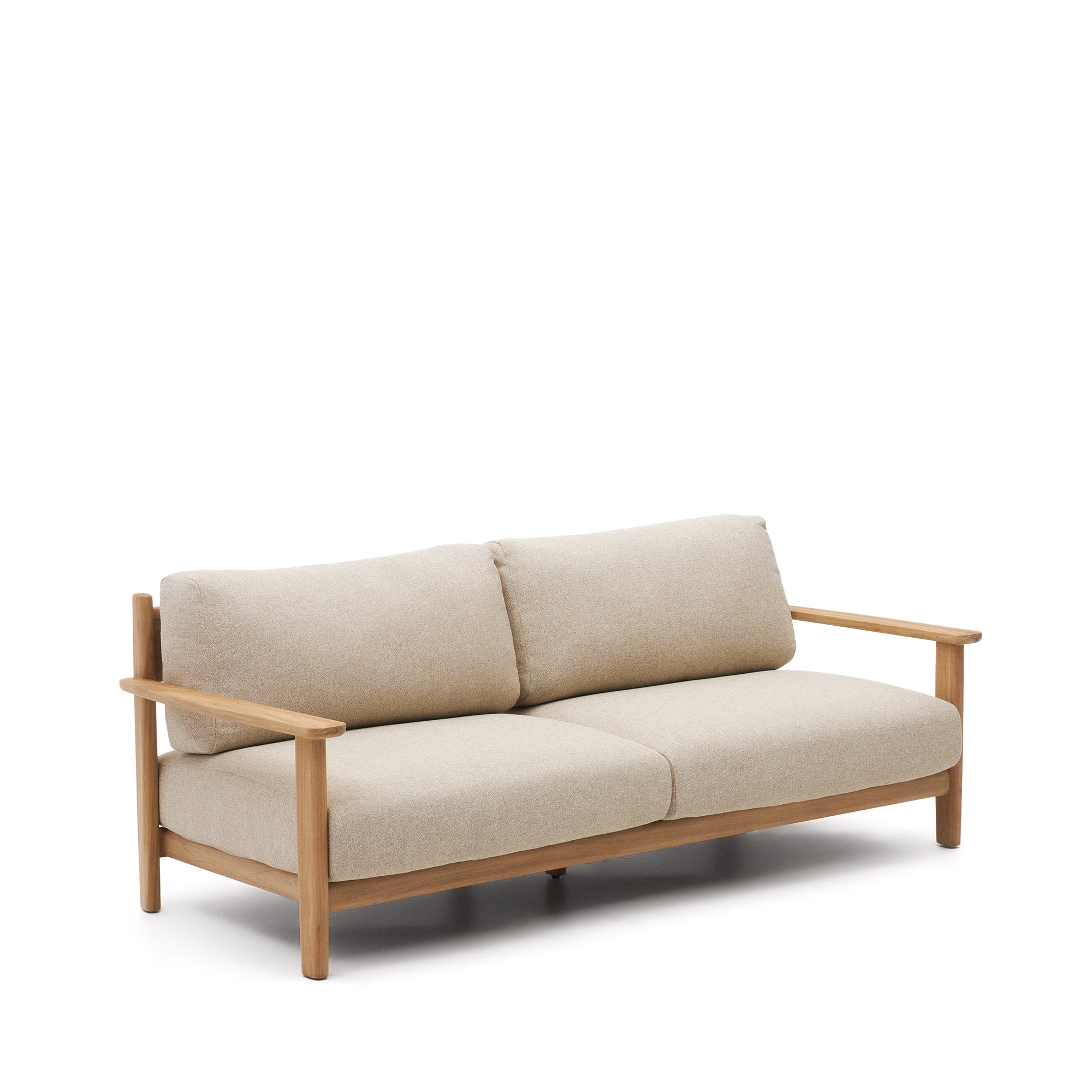 Tirant three-seater sofa, made of solid teak wood, 212 cm, 100% FSC