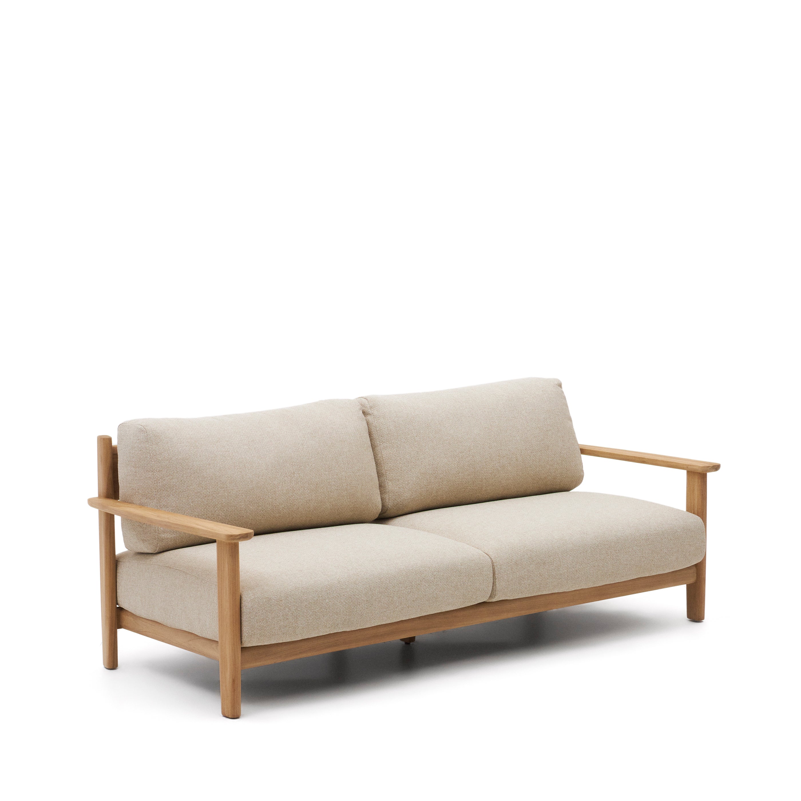 Tirant three-seater sofa, made of solid teak wood, 212 cm, 100% FSC