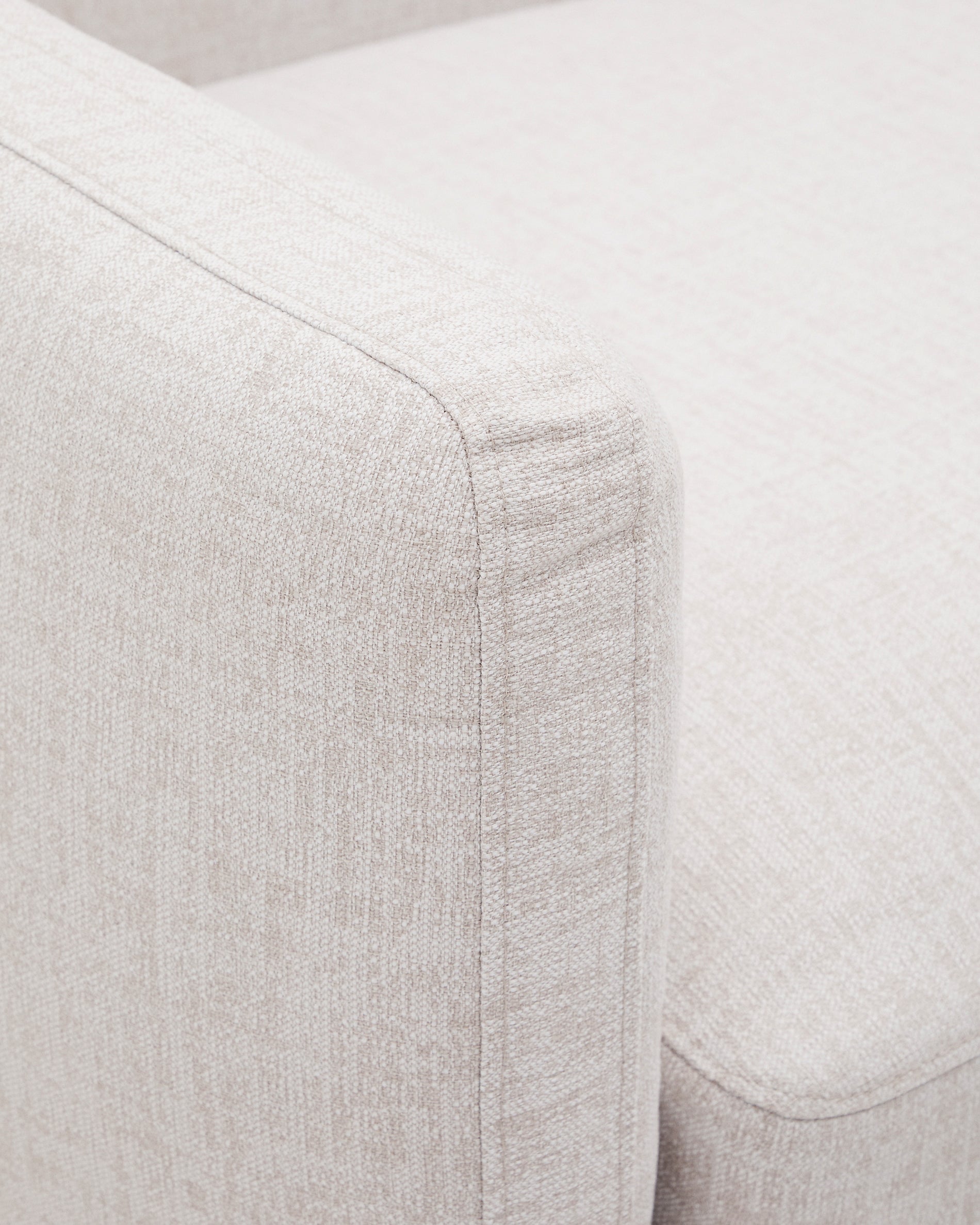 Sorells outdoor modular armchair in aluminium with green finish - Detail