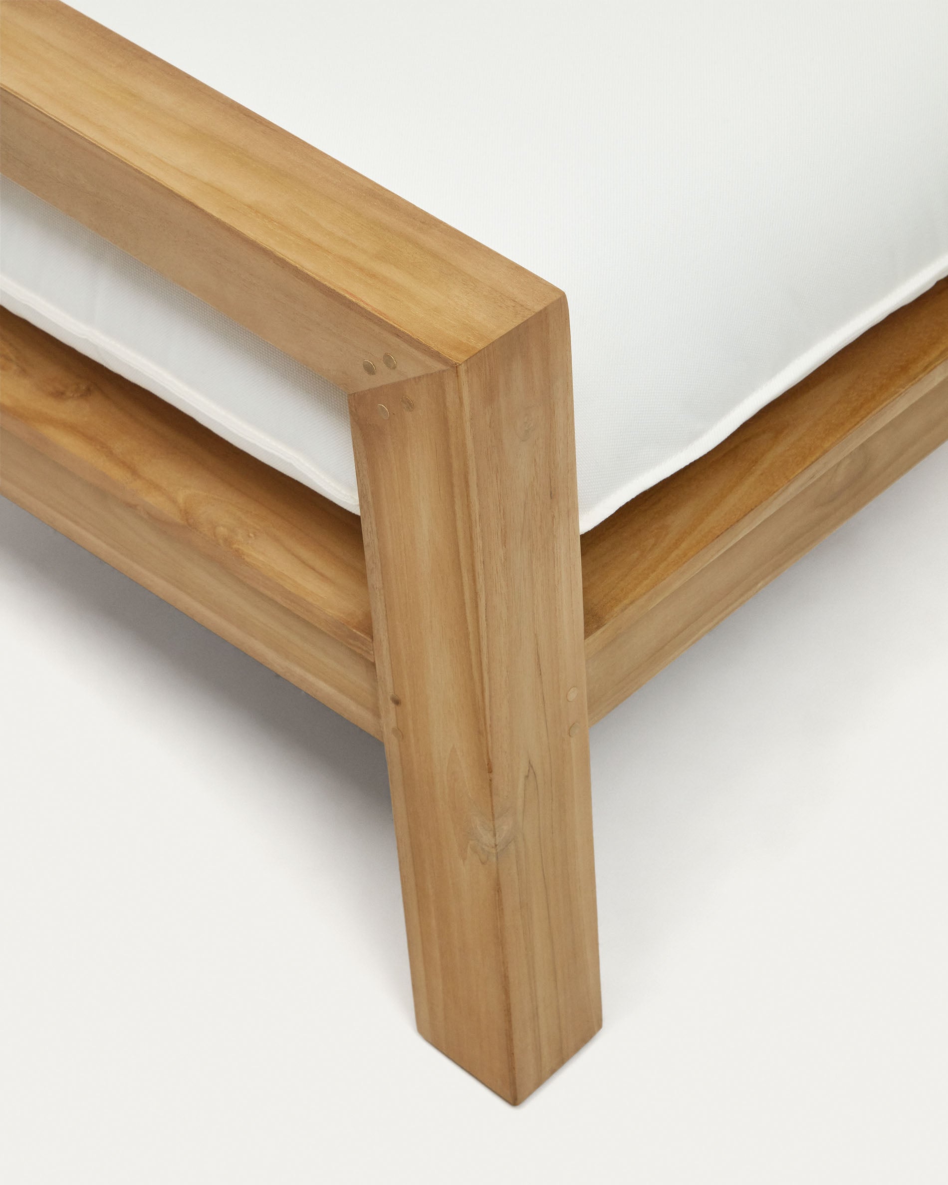 Forcanera solid teak chair - Detail