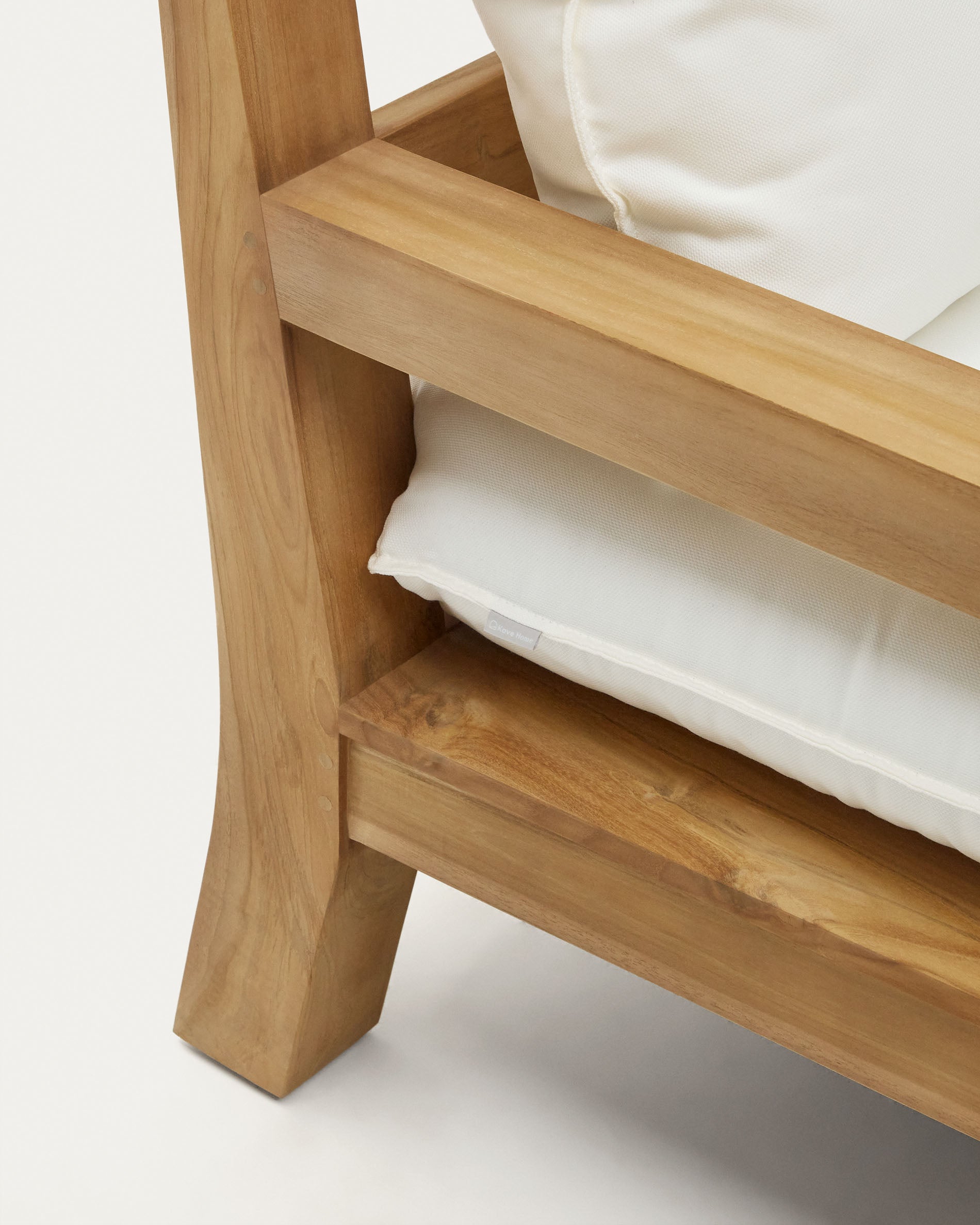 Forcanera solid teak chair - Detail