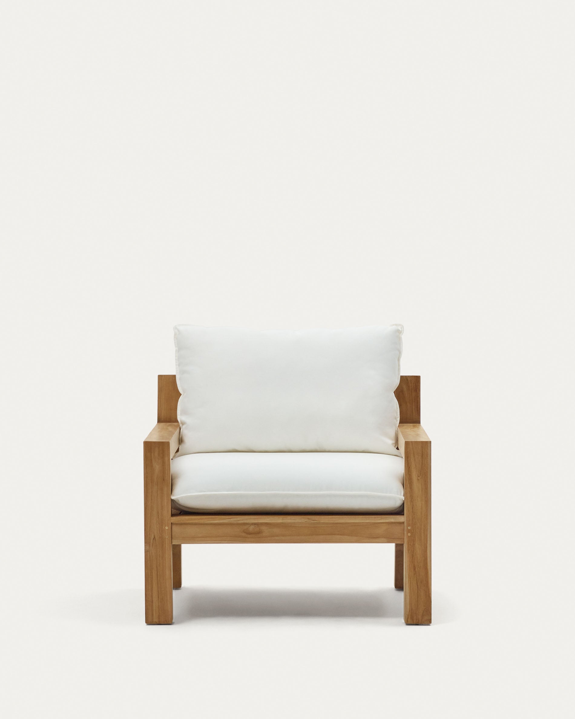 Forcanera solid teak chair - Product View