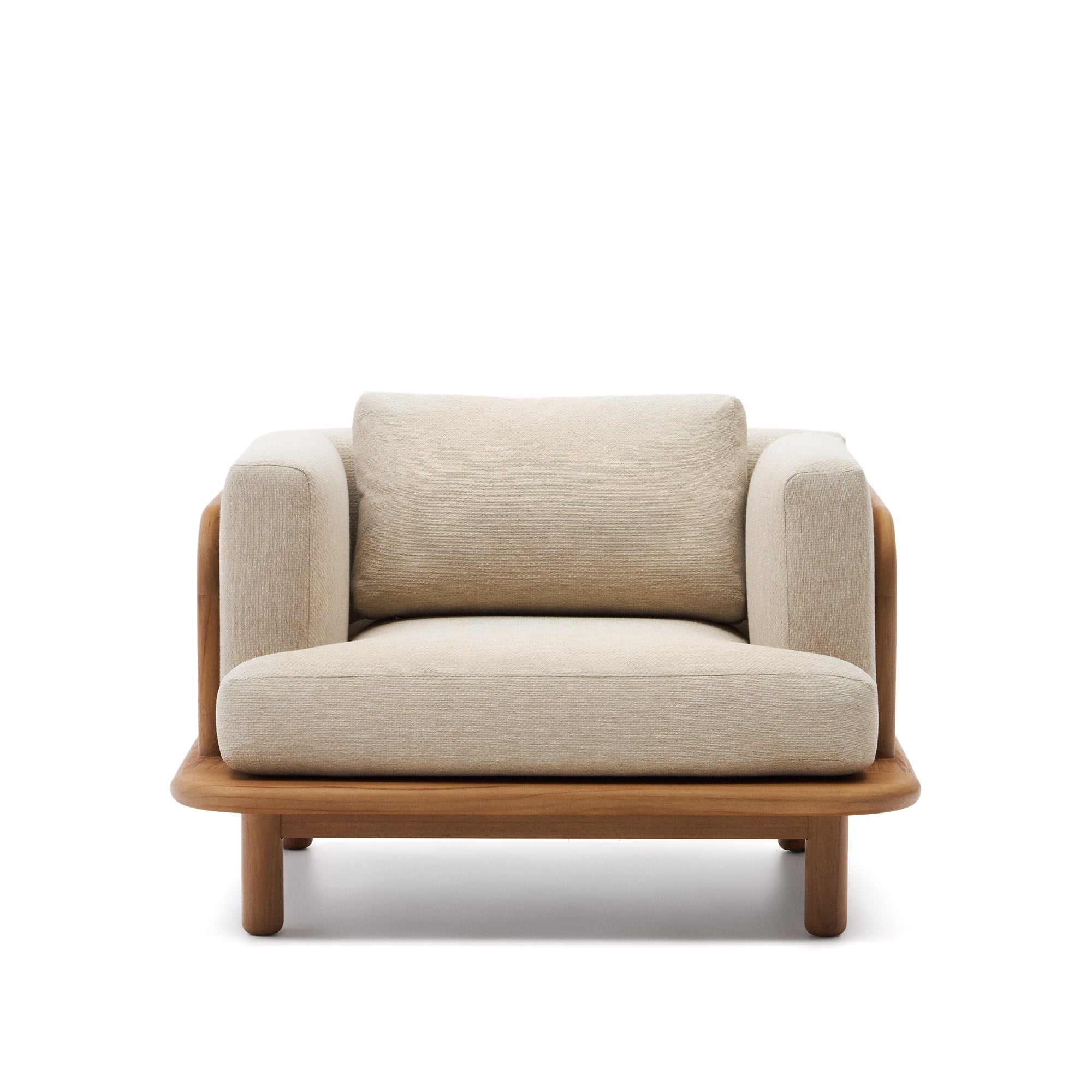 Turqueta armchair, made of solid teak wood, 100% FSC