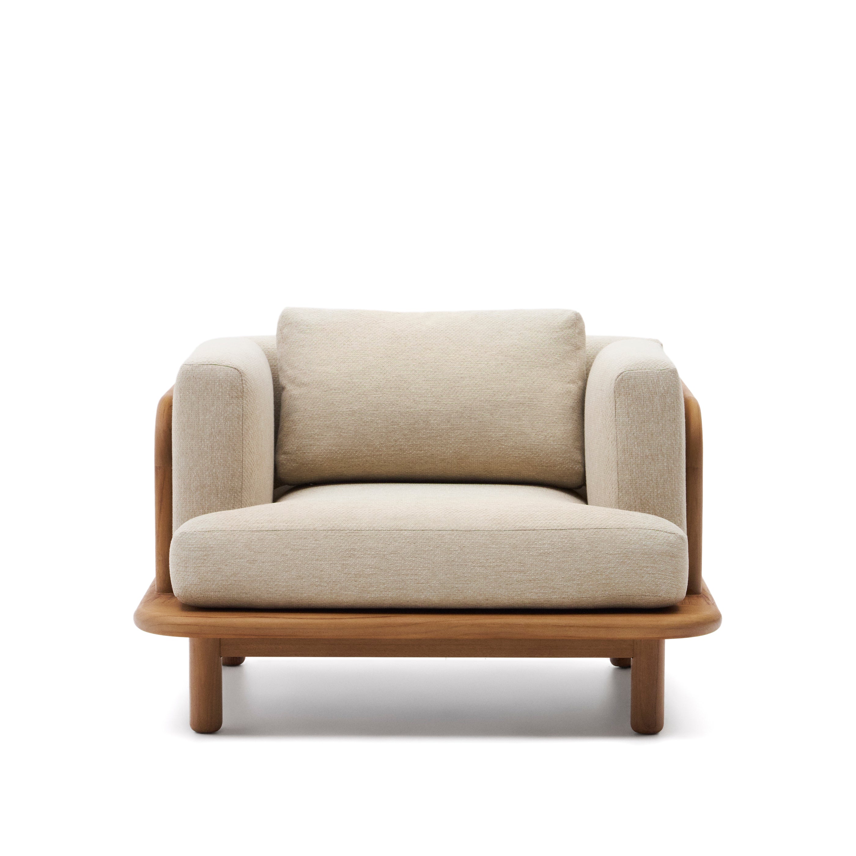 Turqueta armchair, made of solid teak wood, 100% FSC