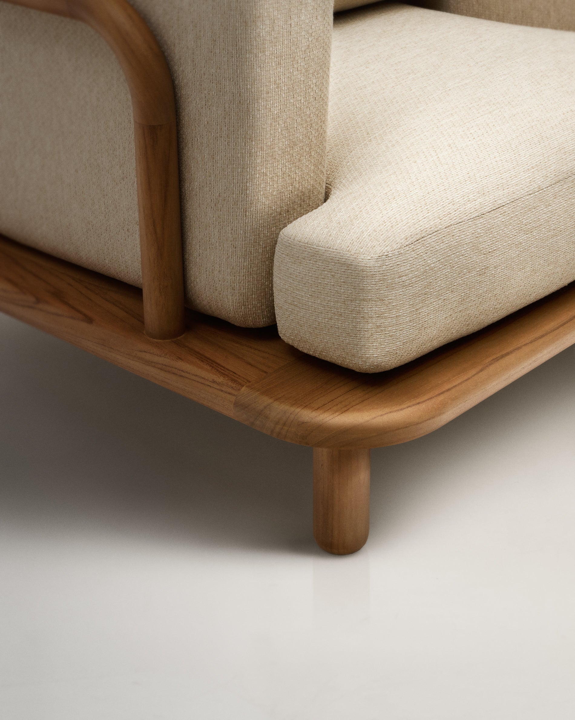 Turqueta armchair, made of solid teak wood, 100% FSC