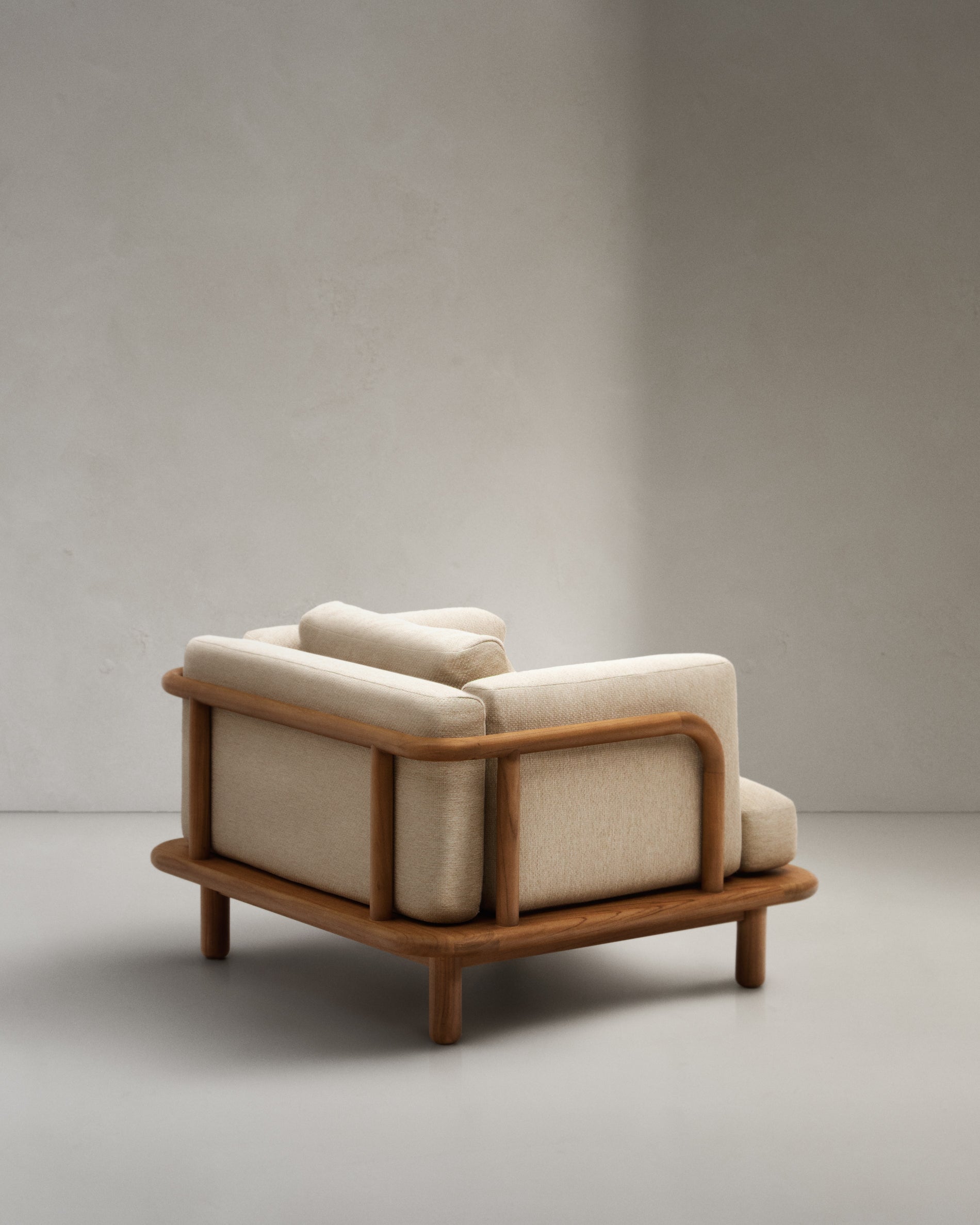 Turqueta armchair, made of solid teak wood, 100% FSC