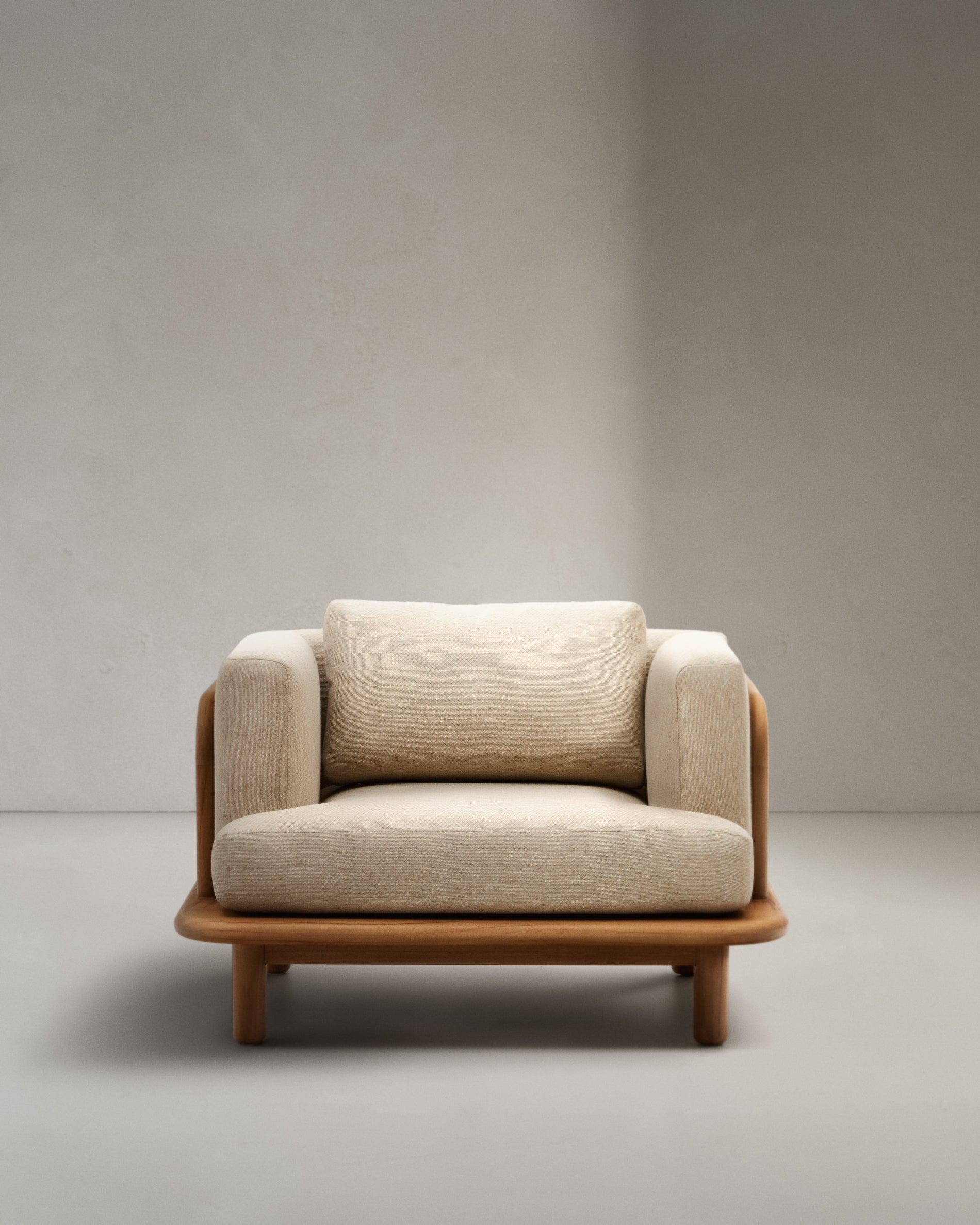 Turqueta armchair, made of solid teak wood, 100% FSC