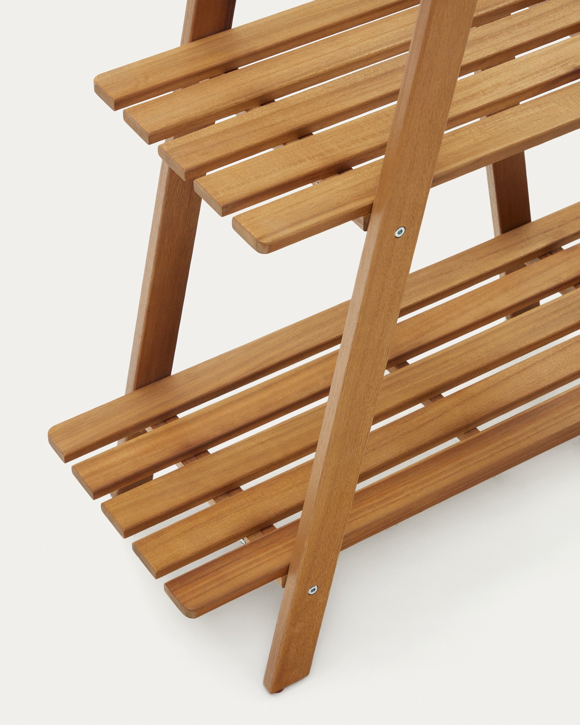 Victora outdoor shelving unit made from solid acacia wood, 80 x 140 cm FSC 100% - Detail