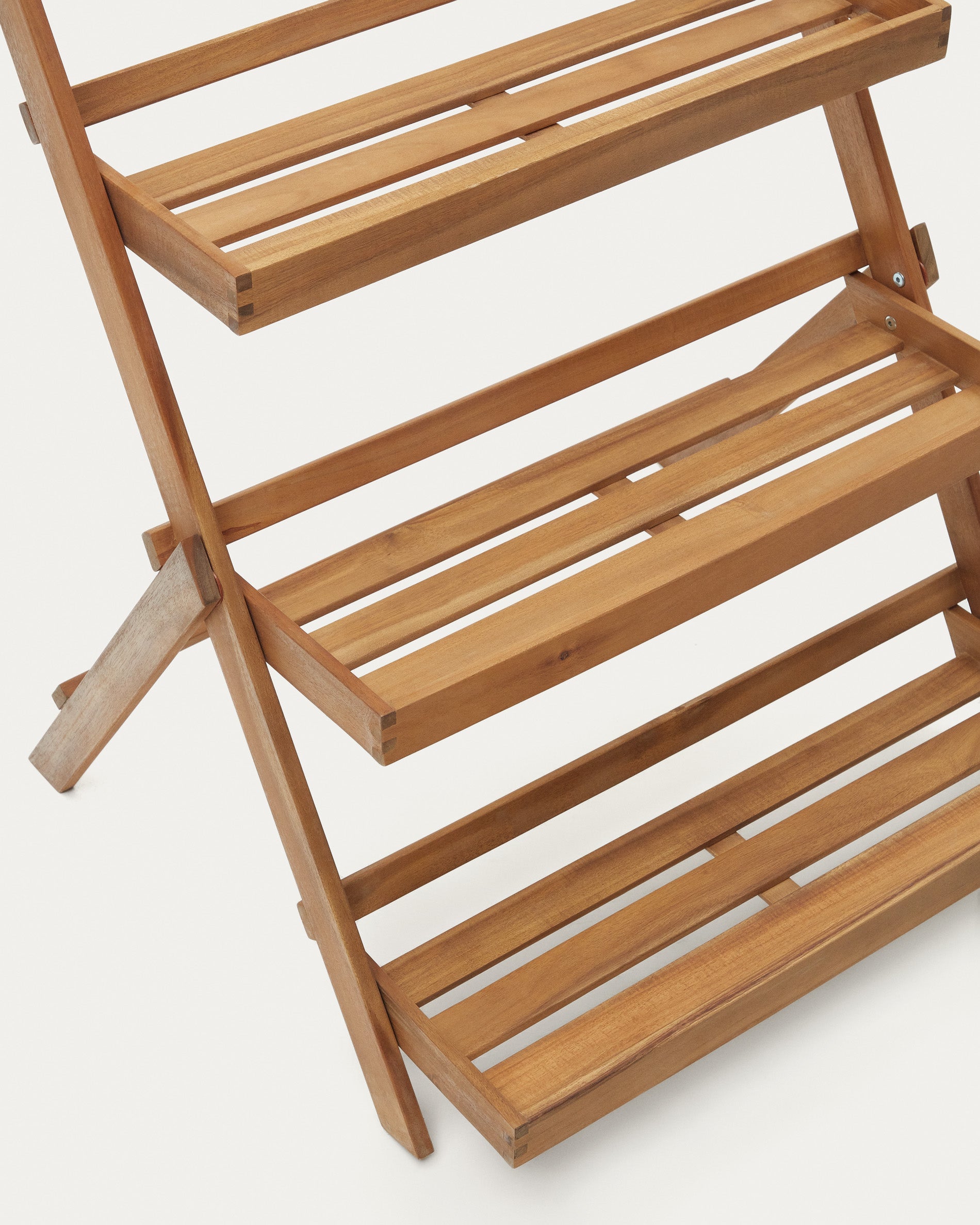 Victora outdoor shelving unit made from solid acacia wood, 70 x 85 cm FSC 100% - Detail
