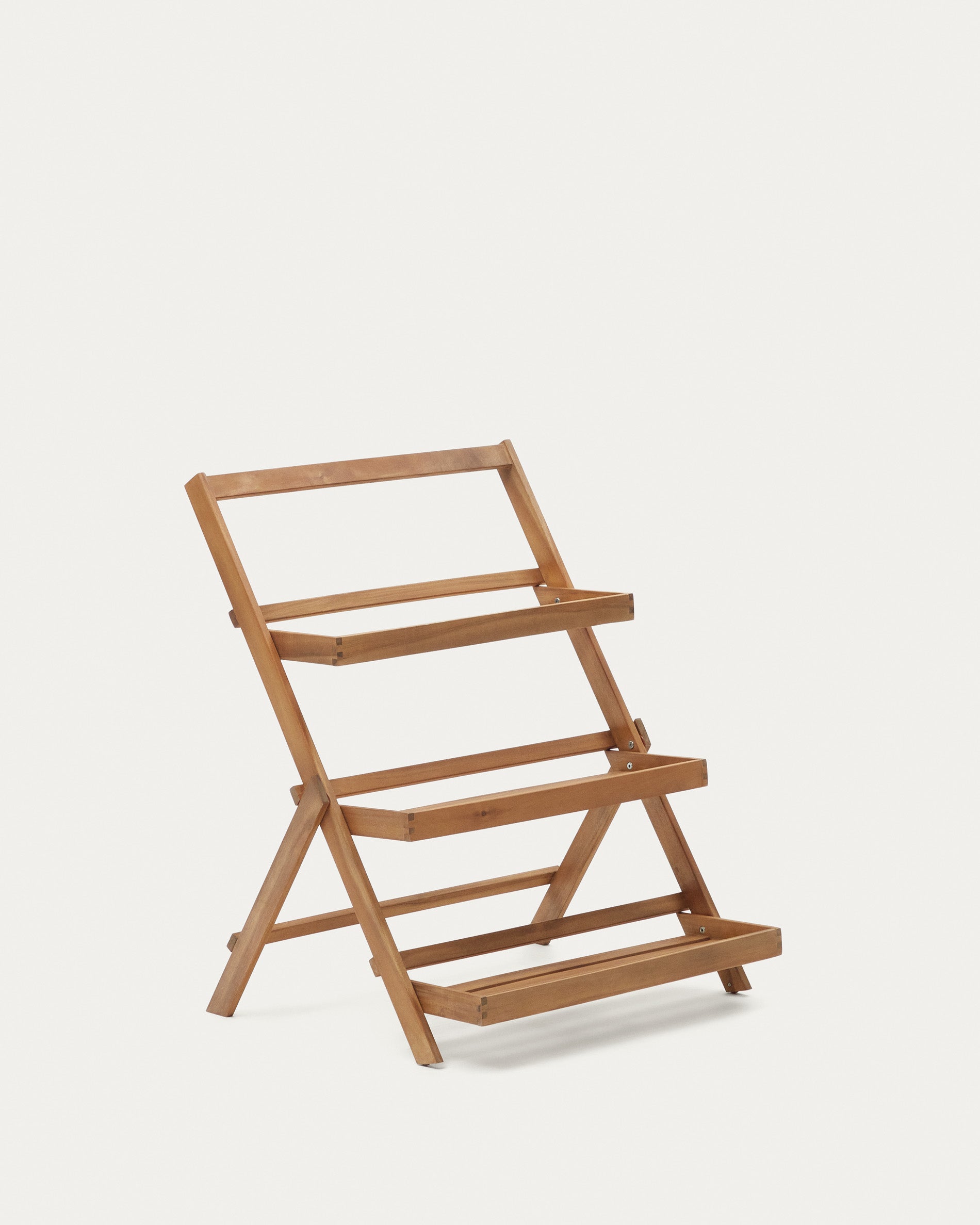 Victora outdoor shelving unit made from solid acacia wood, 70 x 85 cm FSC 100% - Product View