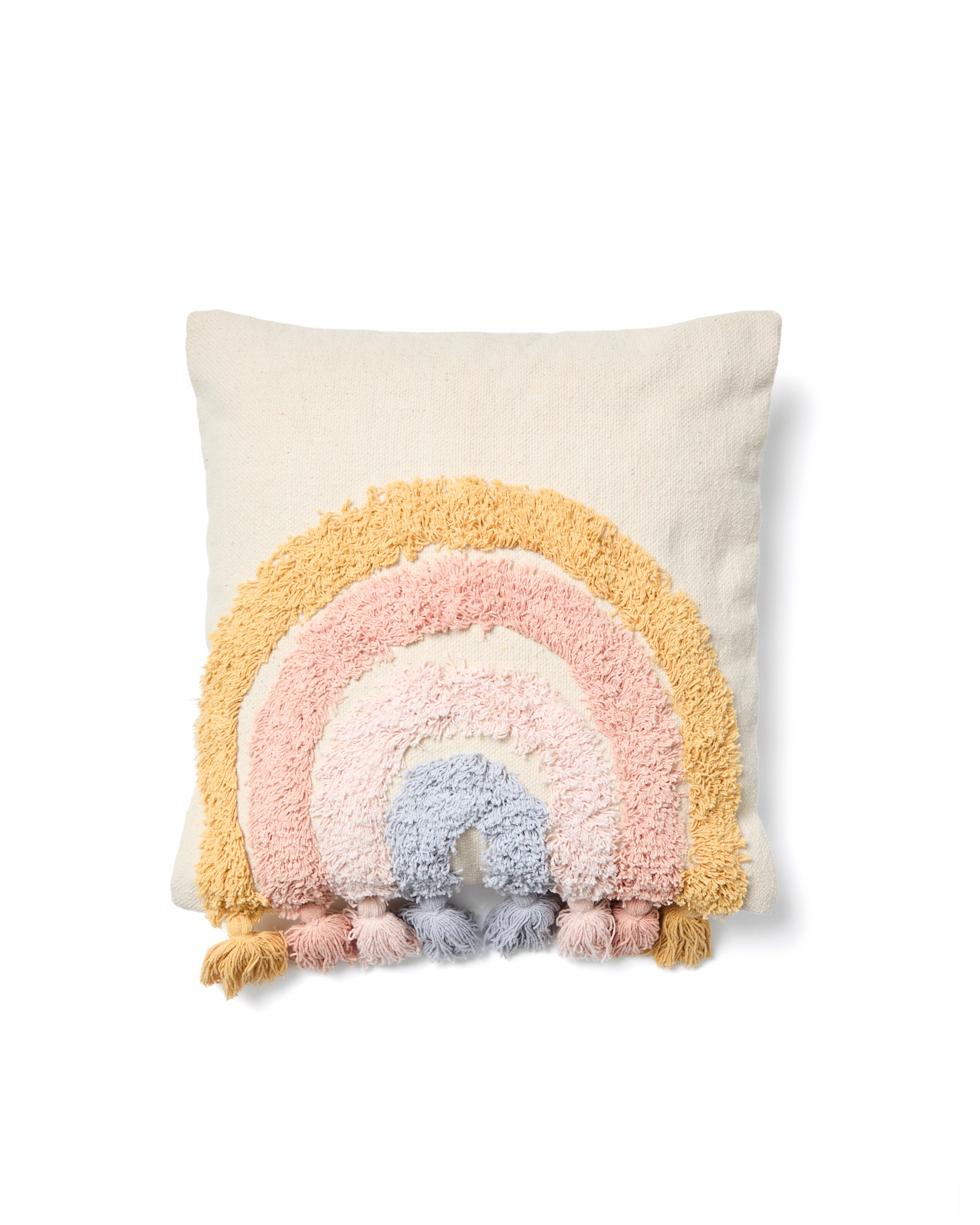 Tadea Cushion Cover 100% cotton multicolor rainbow 45 x 45 cm - Product Image