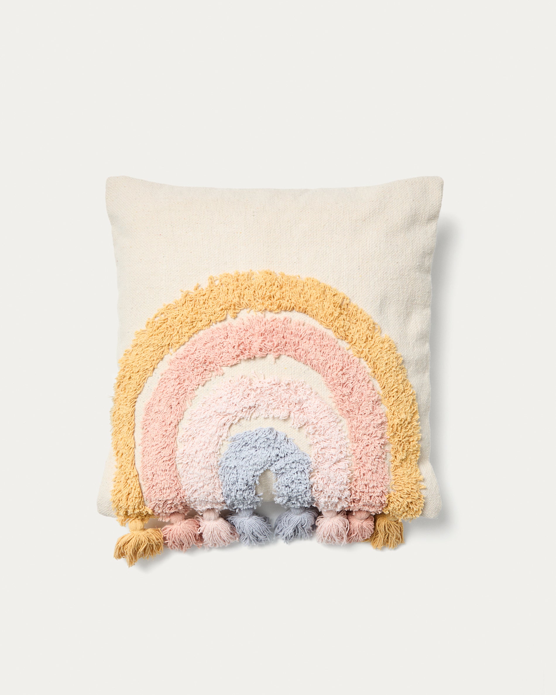 Tadea Cushion Cover 100% cotton multicolor rainbow 45 x 45 cm - Product View