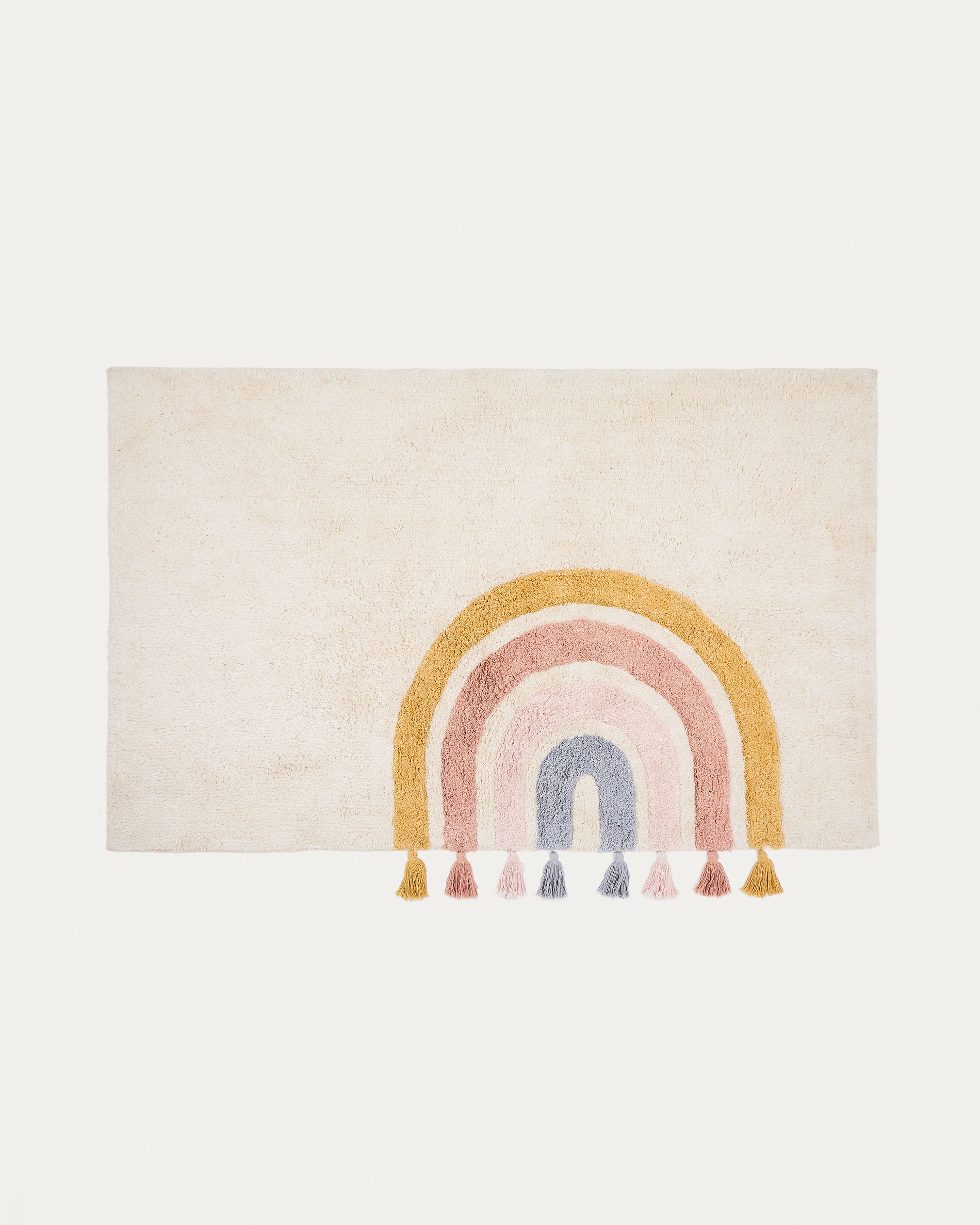 Tadea Rug 100% cotton multicolor rainbow 90 x 150 cm - Product View