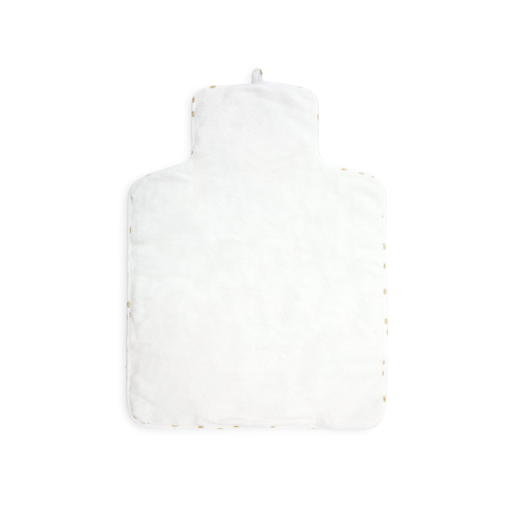 Olna travel changing mat in 100% cotton with a sun print - Product Image