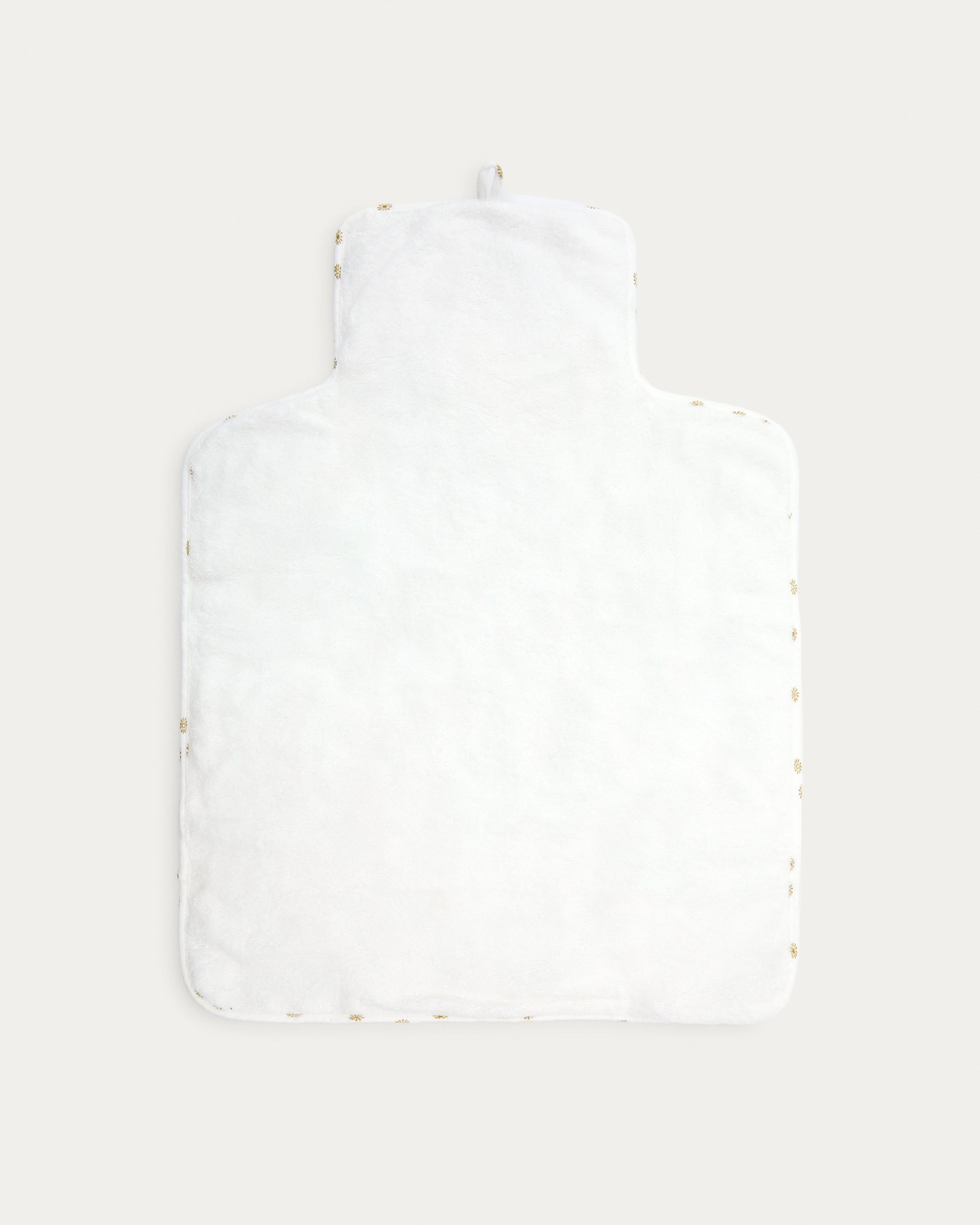 Olna travel changing mat in 100% cotton with a sun print - Product View