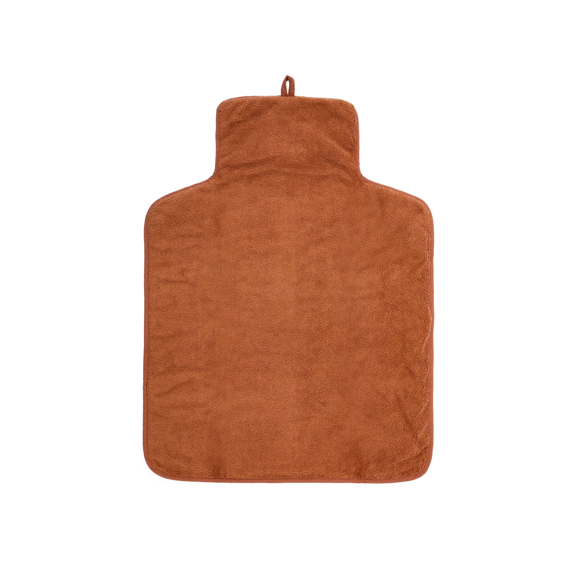 Olna travel changing mat in 100% terracotta cotton - Product Image