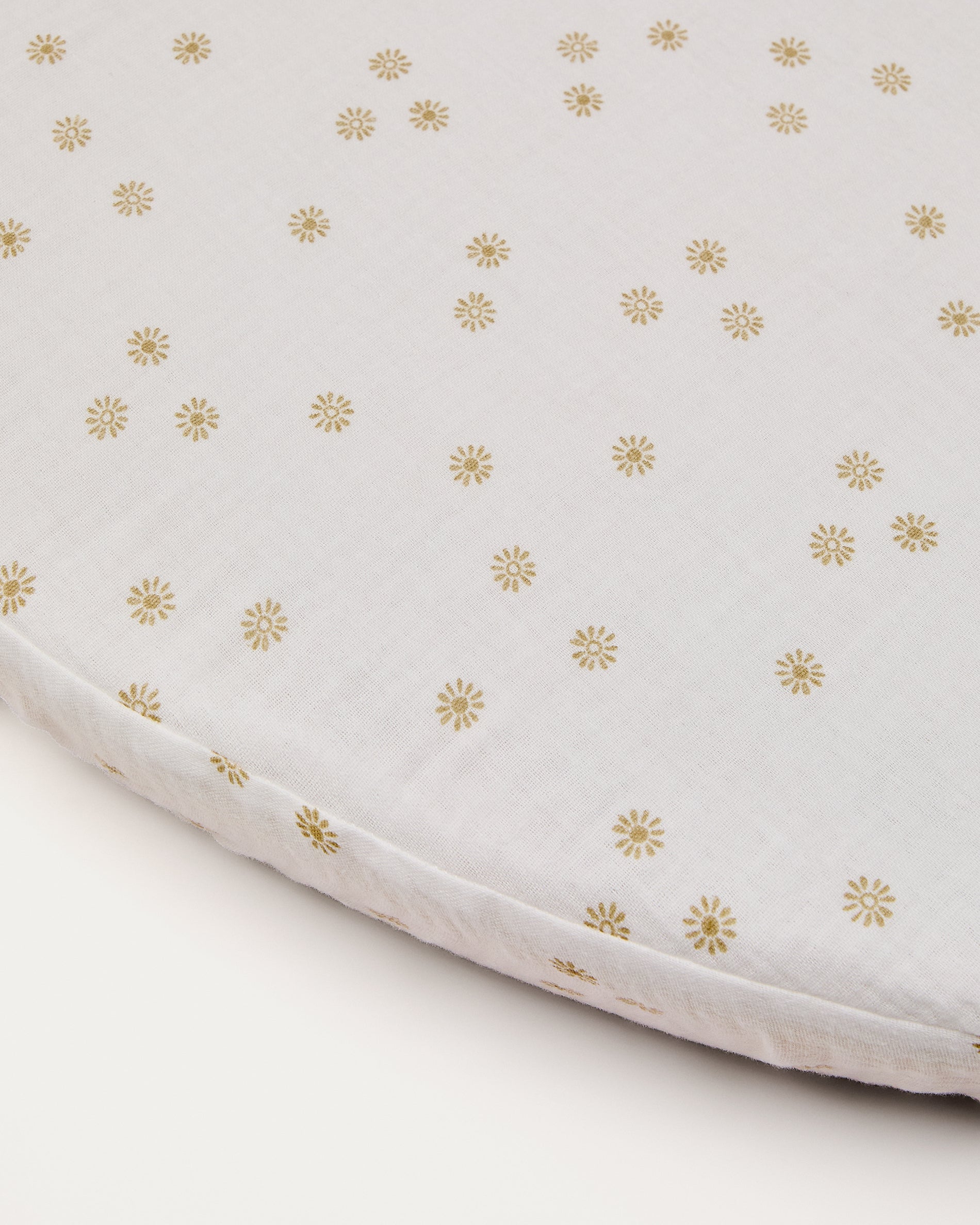 100% cotton, sun print, bottom sheet for Olna Moses basket 40 x 75 cm - Detail
