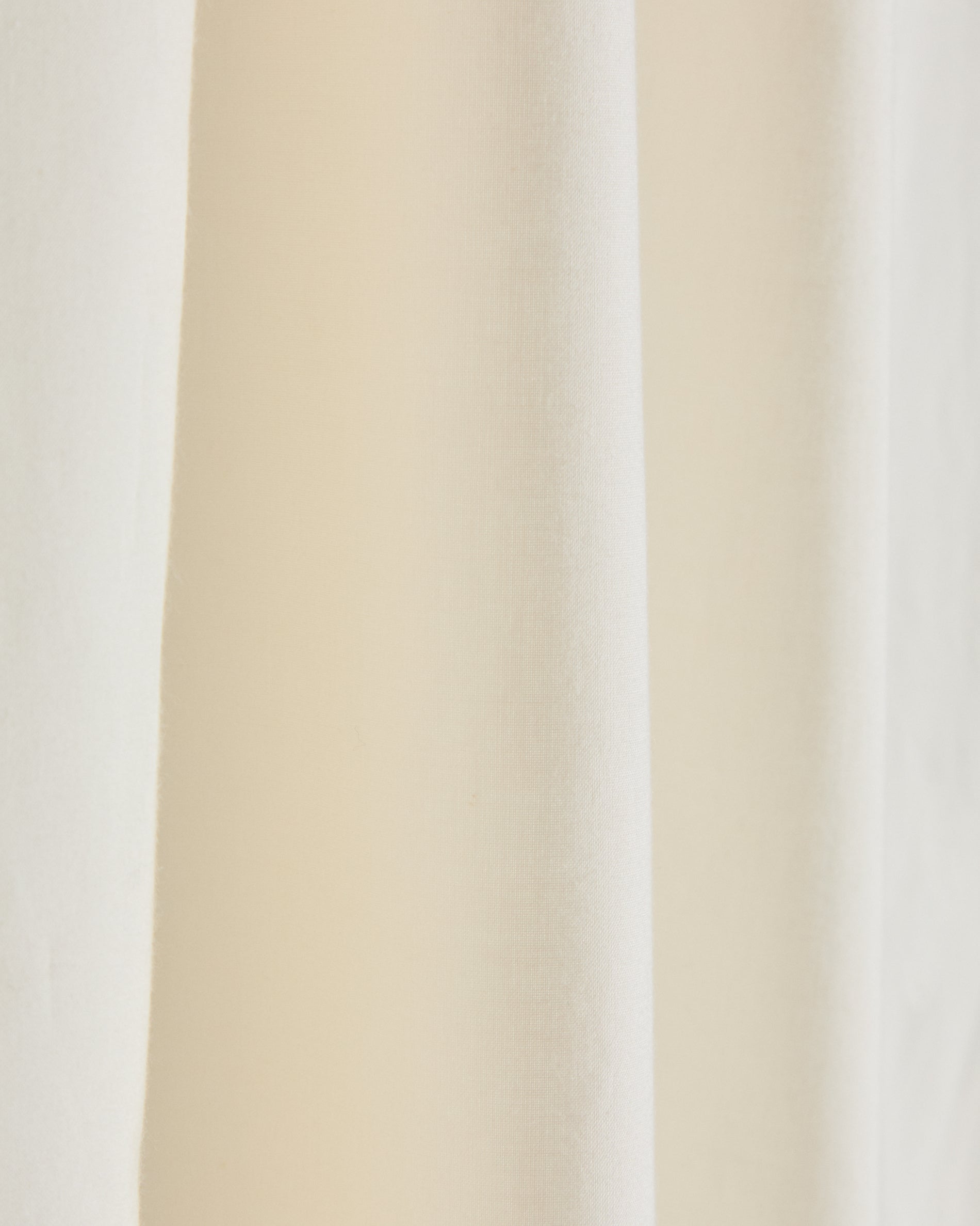 Zelda white 100% cotton curtain with multicoloured ties 135 x 270cm - Detail