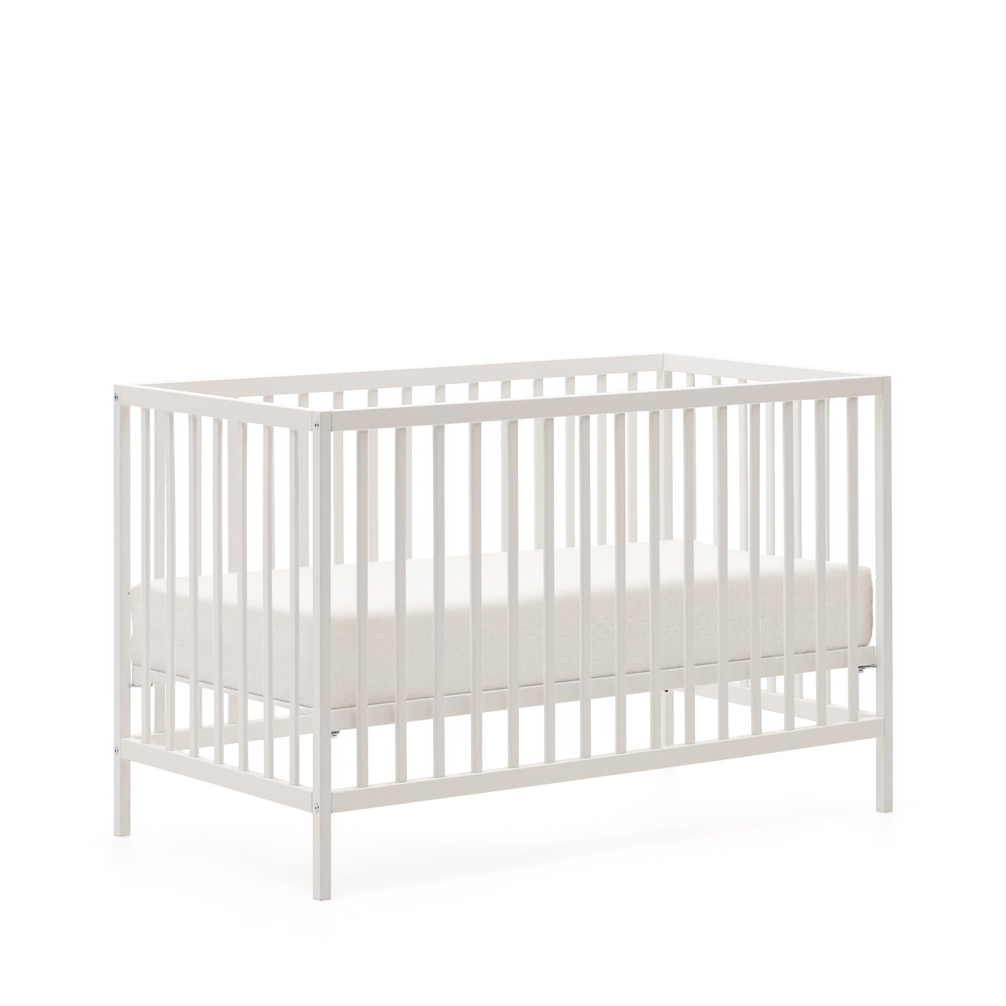 Shantal solid ash wood cot in natural finish, 60 x 120 cm - Product Image