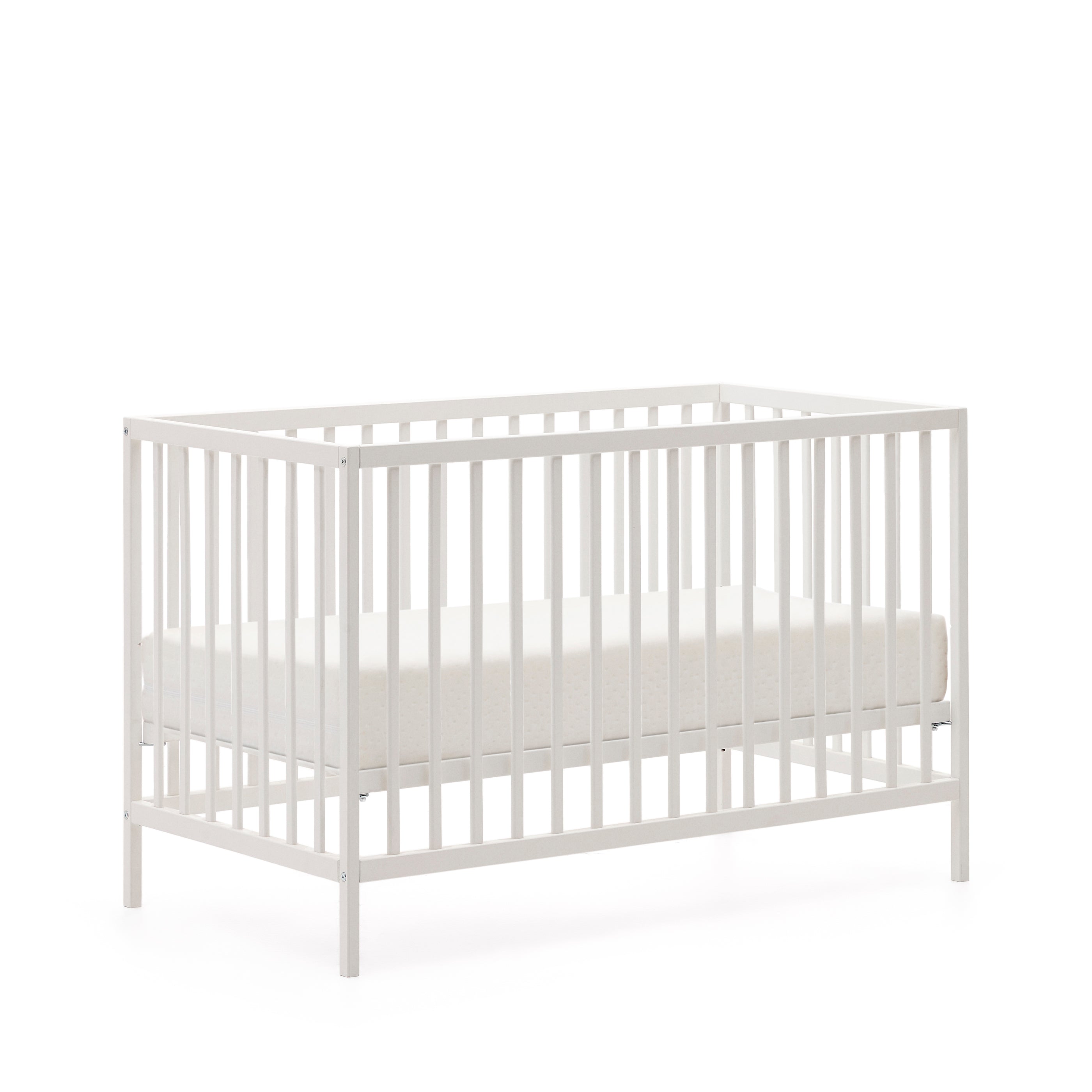 Shantal solid ash wood cot in natural finish, 60 x 120 cm - Product Image