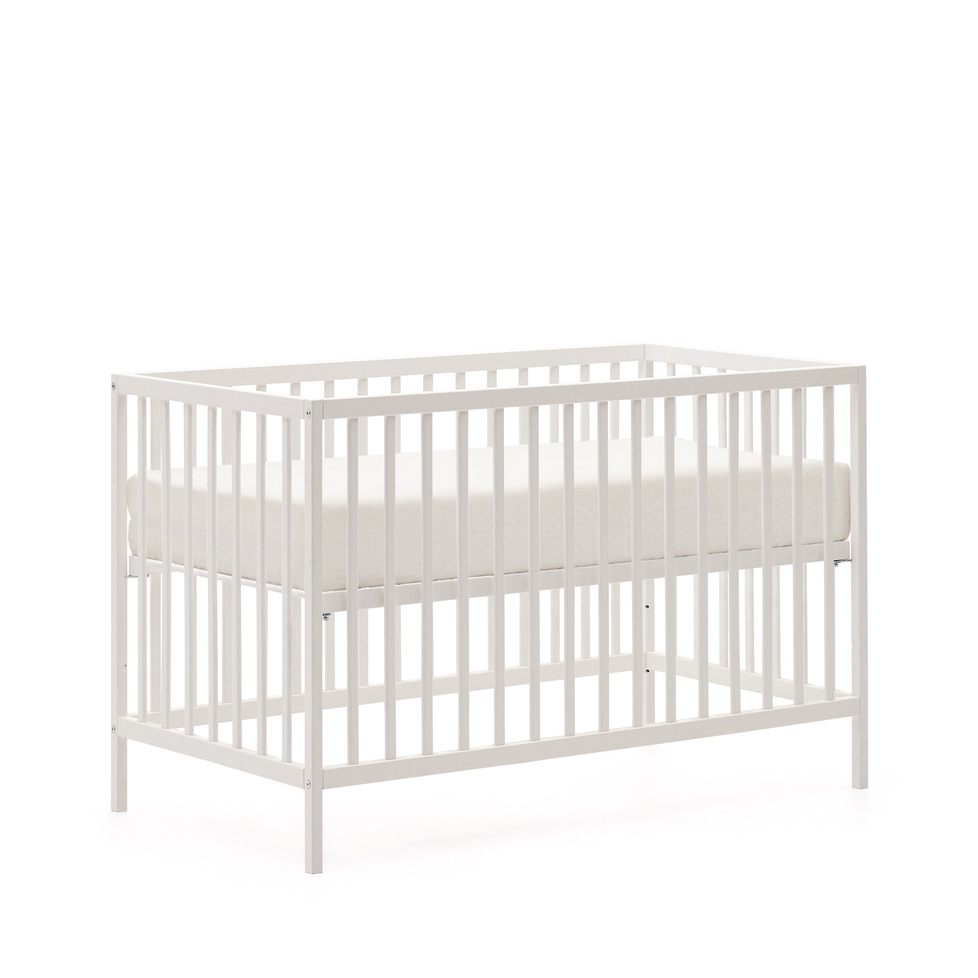Shantal solid ash wood cot in natural finish, 60 x 120 cm - Product Image