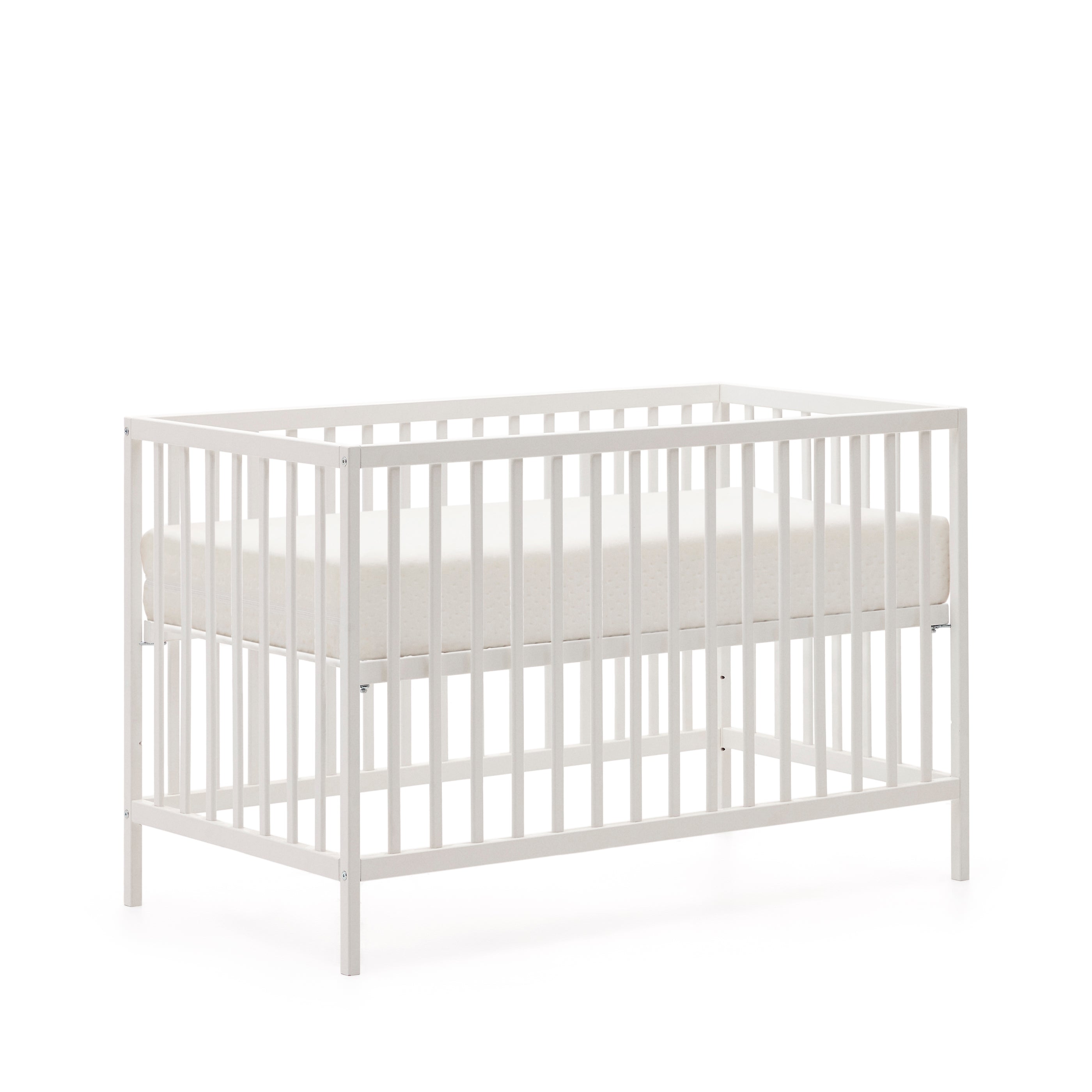 Shantal solid ash wood cot in natural finish, 60 x 120 cm - Product Image