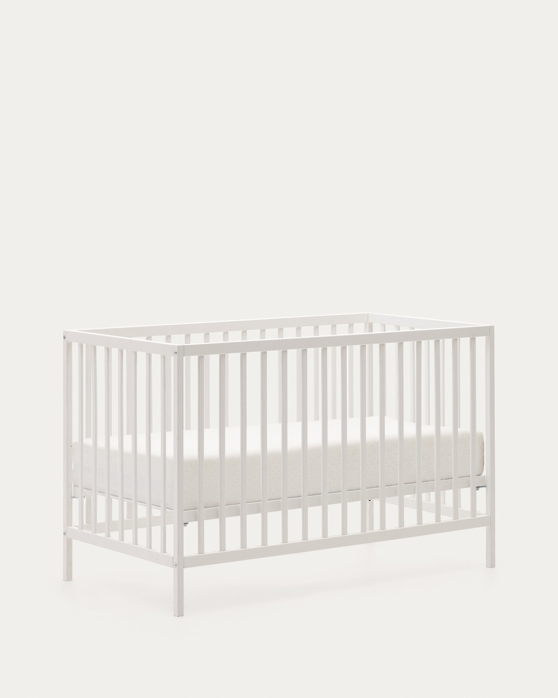 Shantal solid ash wood cot in natural finish, 60 x 120 cm - Product View
